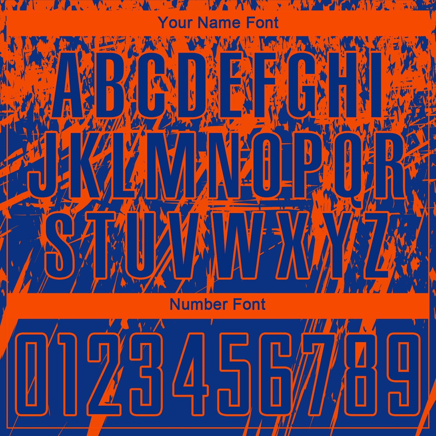 Custom Royal Orange Sublimation Soccer Uniform Jersey view 5