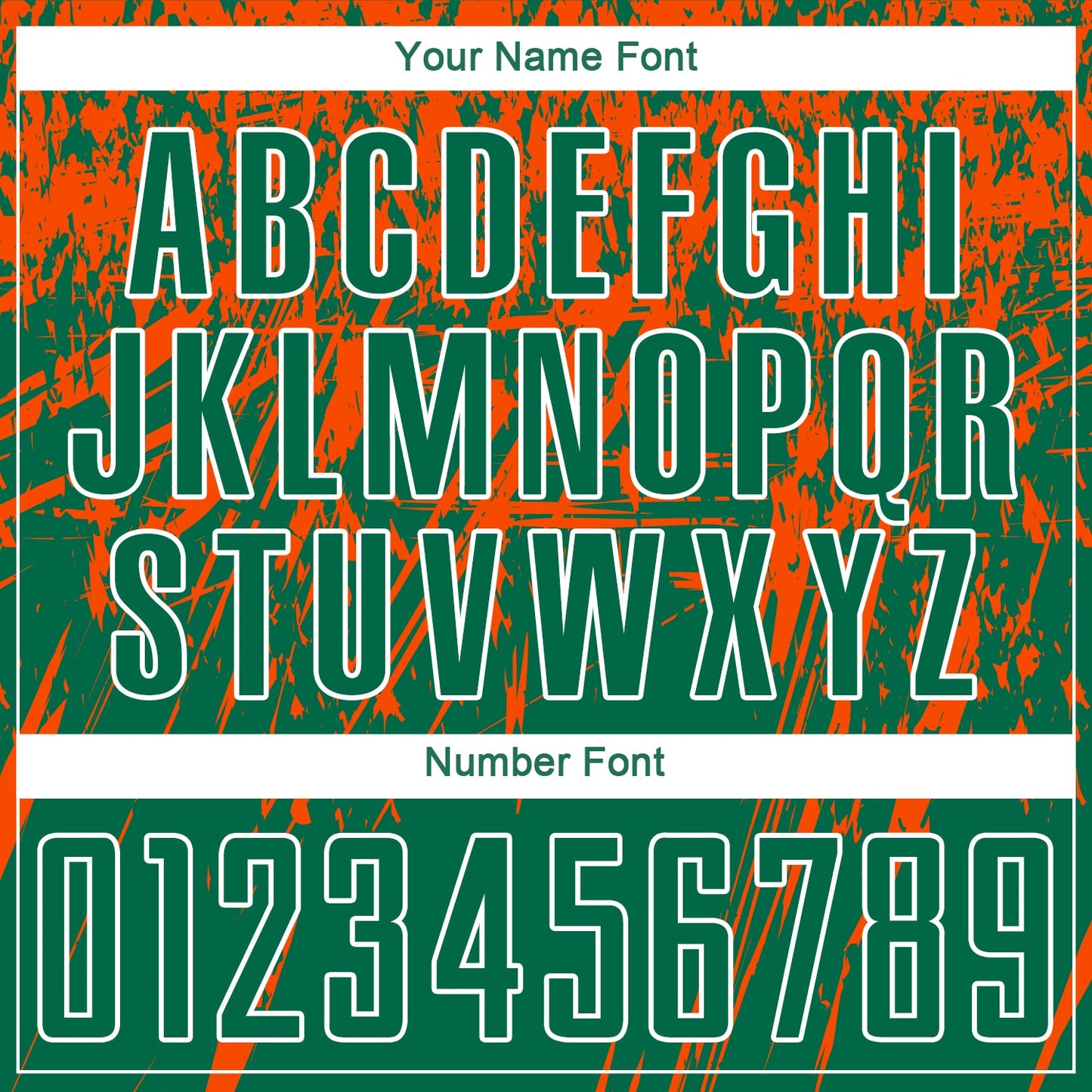 Custom Kelly Green Orange-White Sublimation Soccer Uniform Jersey view 5