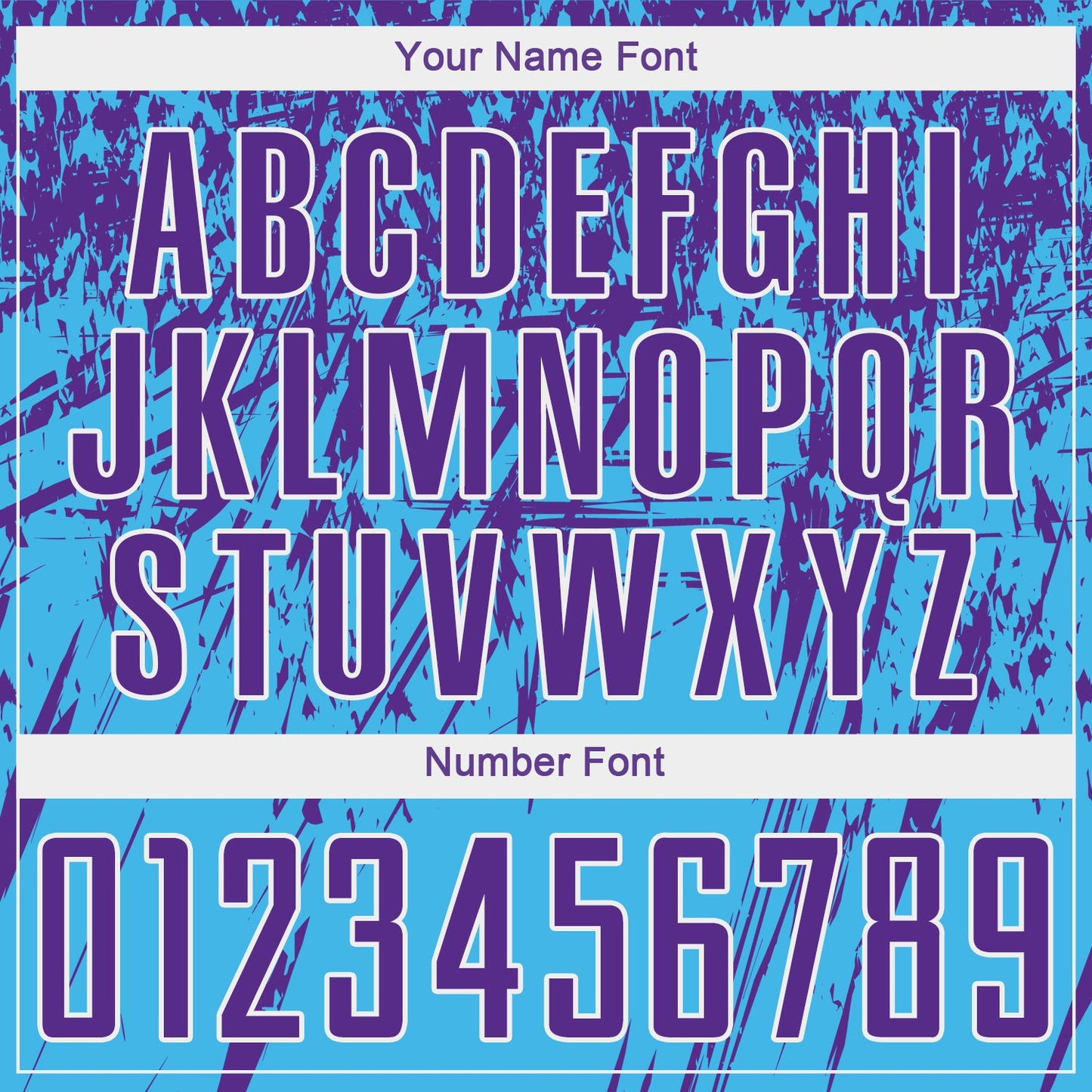 Custom Sky Blue Purple-White Sublimation Soccer Uniform Jersey view 5