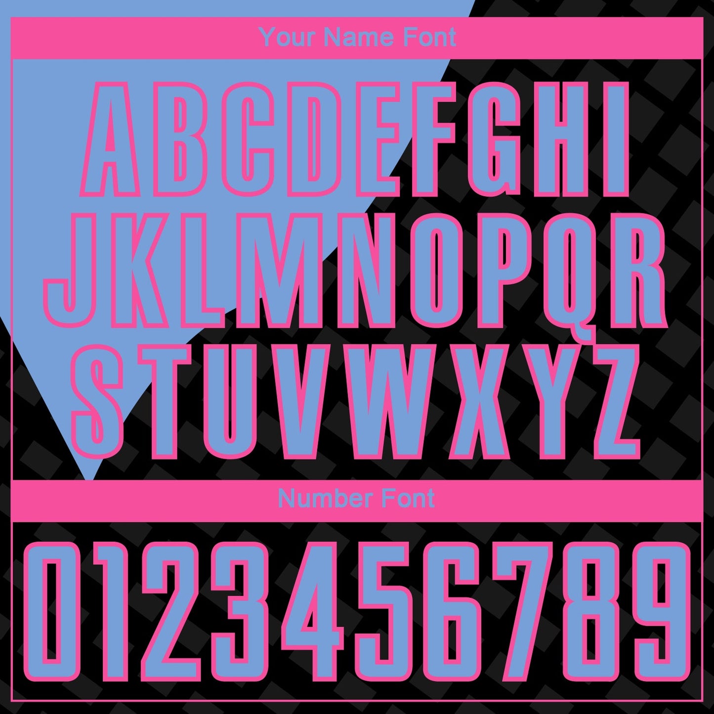 Custom Black Light Blue-Pink Curve Lines Sublimation Soccer Uniform Jersey view 6