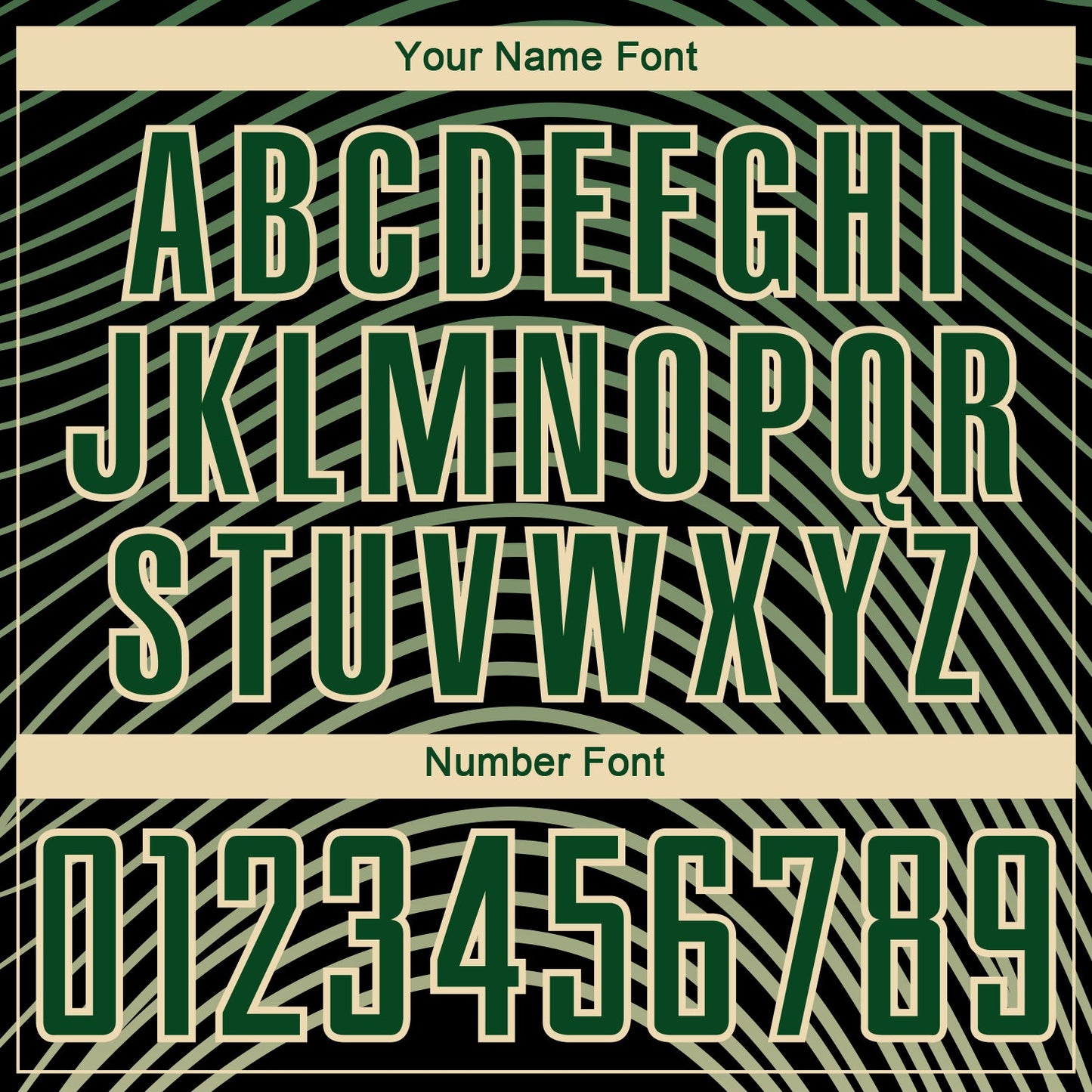 Custom Green Cream-Black Gradient Geometric Lines Sublimation Soccer Uniform Jersey view 6