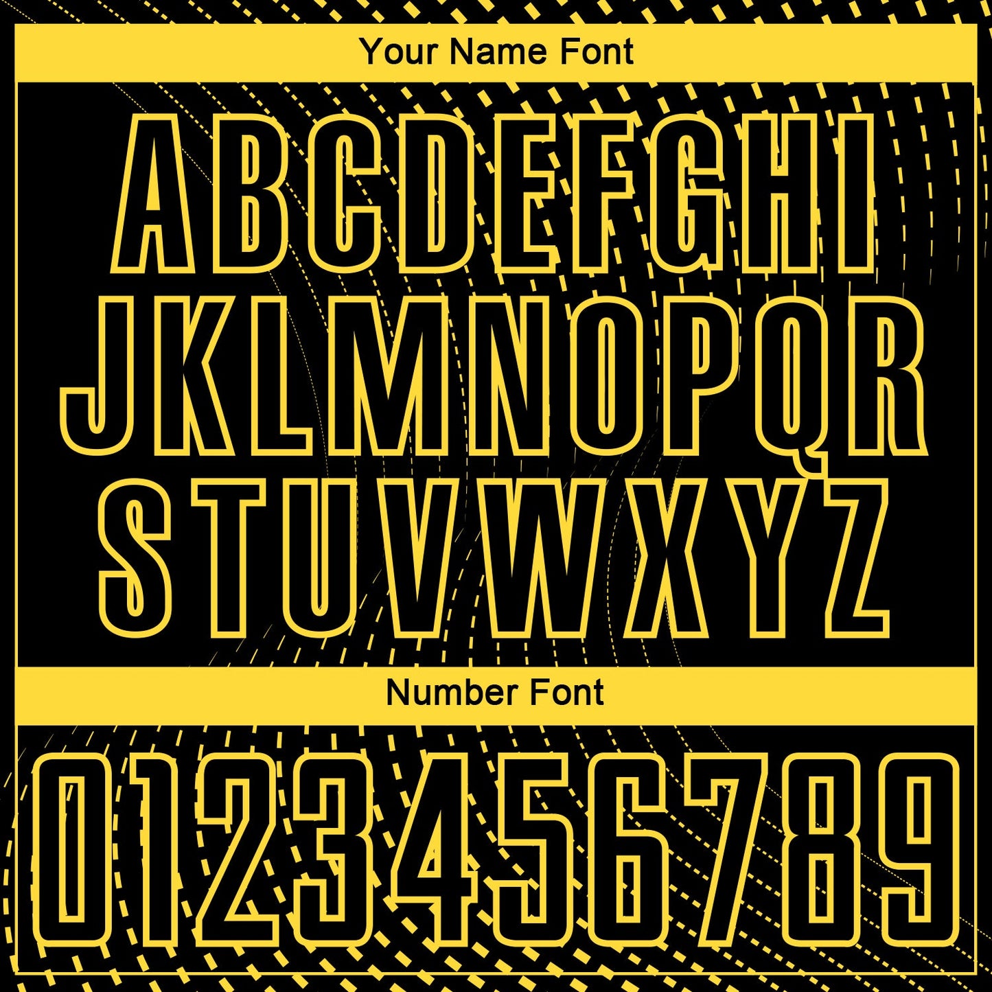 Custom Black Yellow Geometric Lines Sublimation Soccer Uniform Jersey view 6