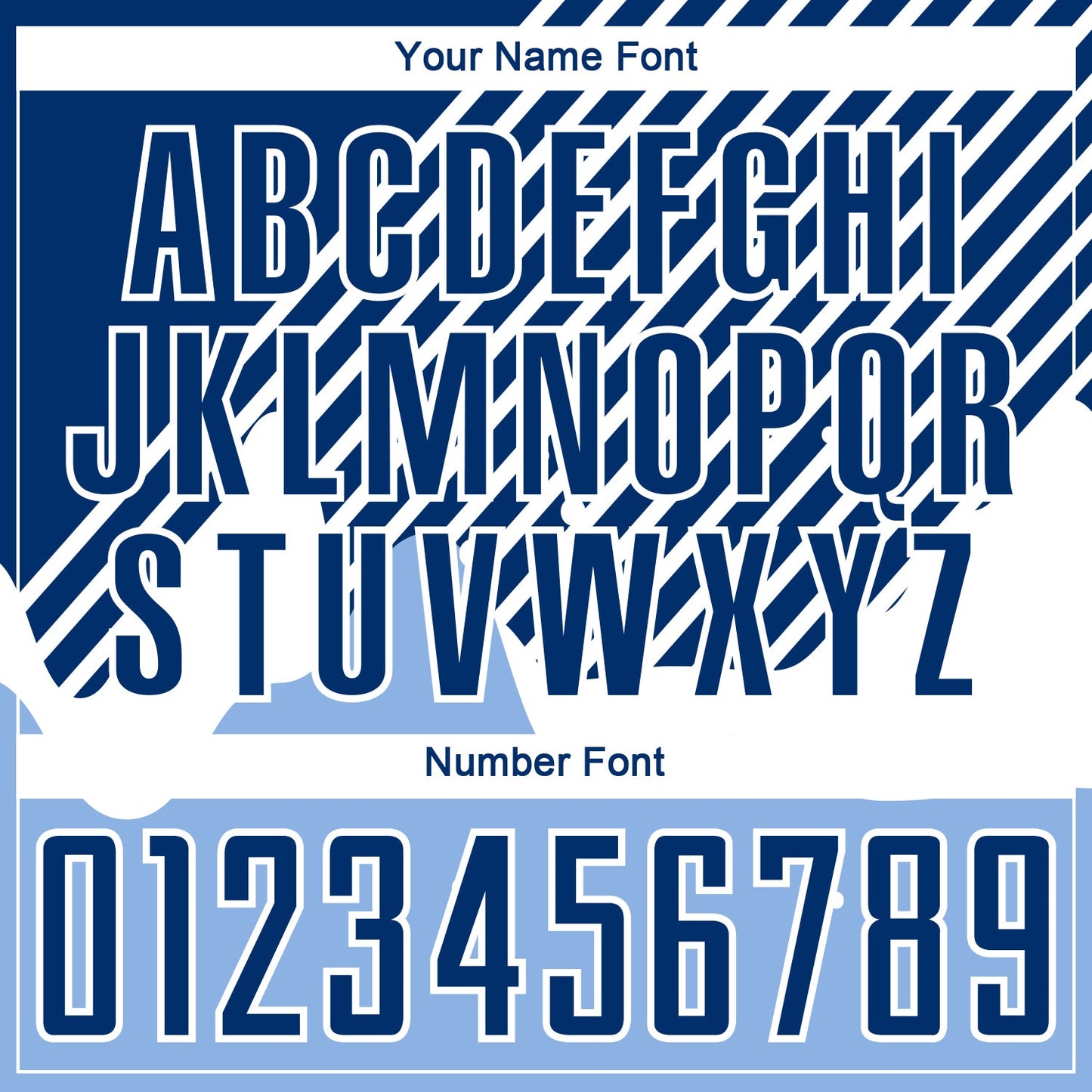 Custom Light Blue Royal-White Lines Sublimation Soccer Uniform Jersey view 6