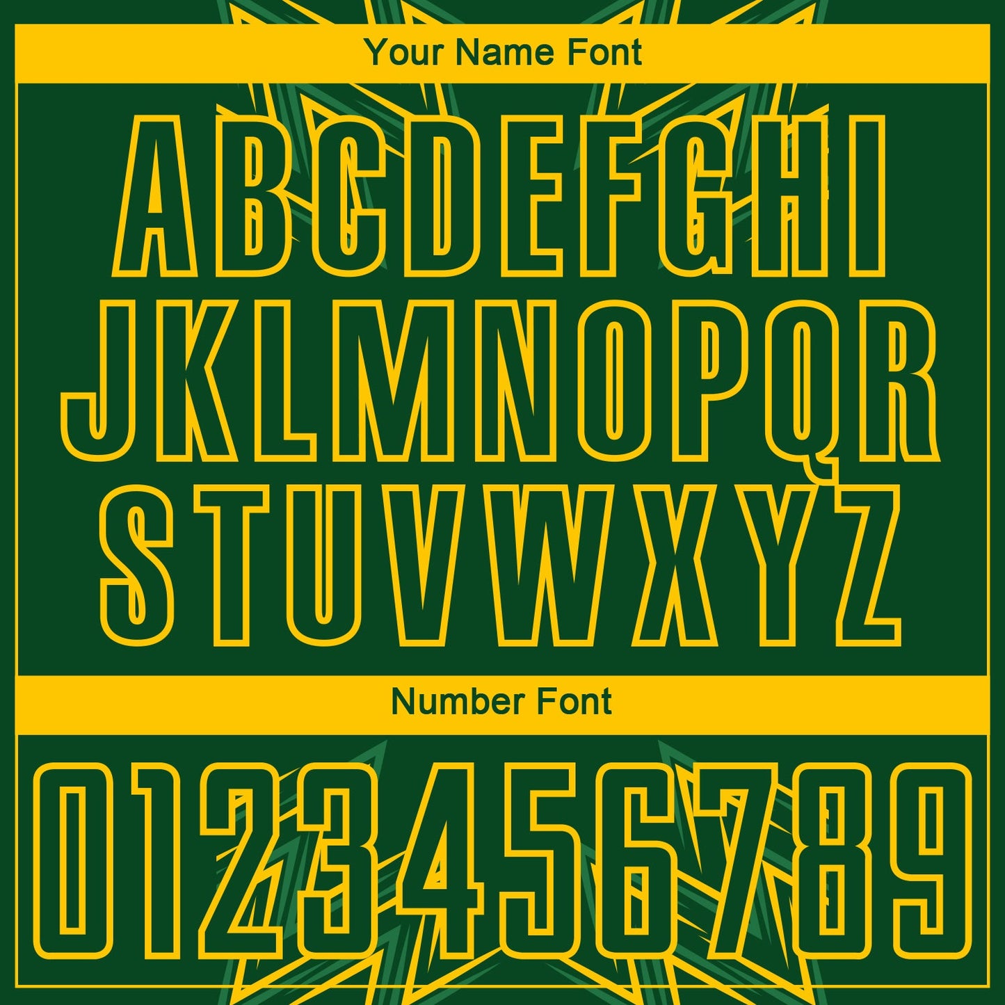 Custom Green Yellow Geometric Shapes Sublimation Soccer Uniform Jersey view 6