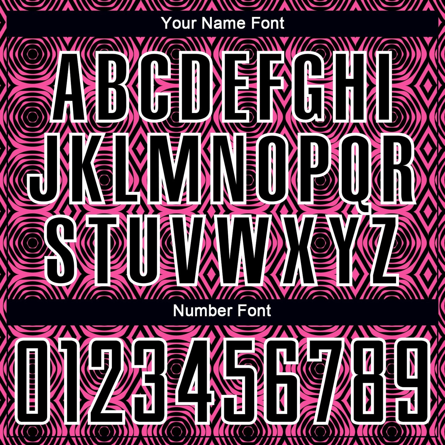 Custom Pink Black-White Geometric Shapes Sublimation Soccer Uniform Jersey view 6