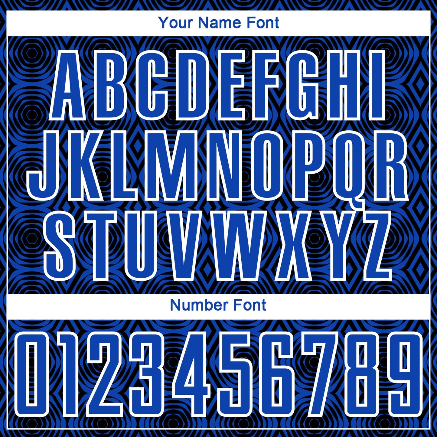 Custom Thunder Blue Black-White Geometric Shapes Sublimation Soccer Uniform Jersey view 6