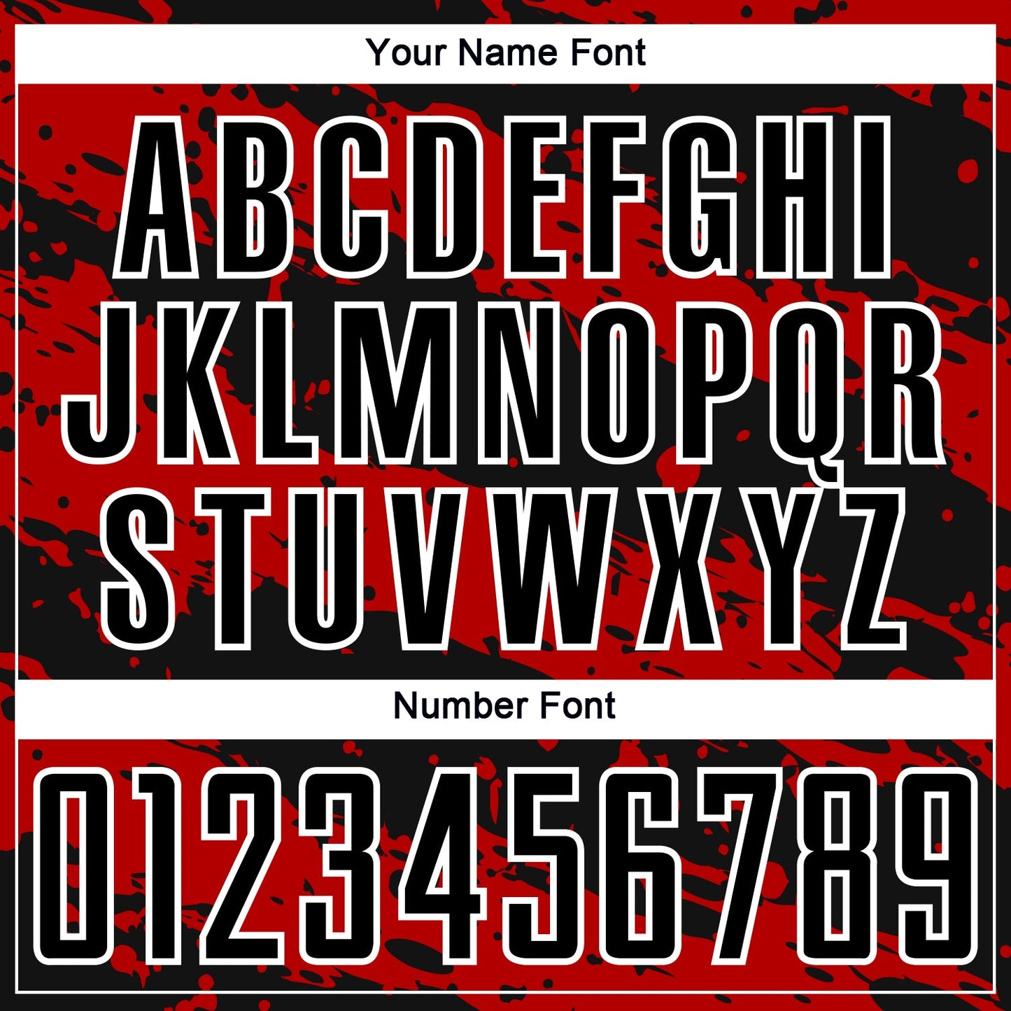 Custom Black Red-White Splash Sublimation Soccer Uniform Jersey view 6