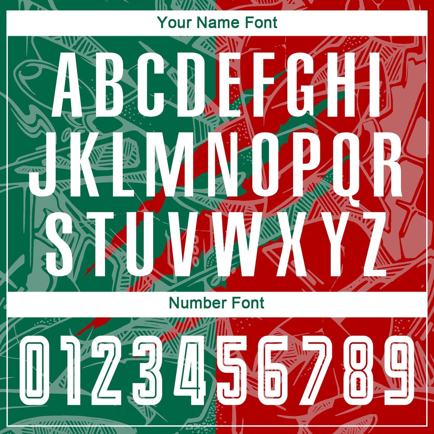 Custom Graffiti Pattern Red-Kelly Green Scratch Sublimation Soccer Uniform Jersey view 6