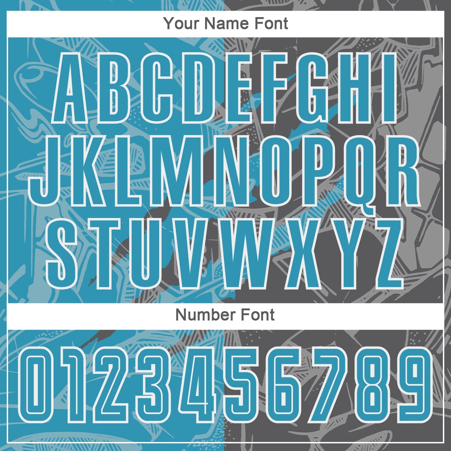 Custom Graffiti Pattern Panther Blue-Steel Gray Scratch Sublimation Soccer Uniform Jersey view 6