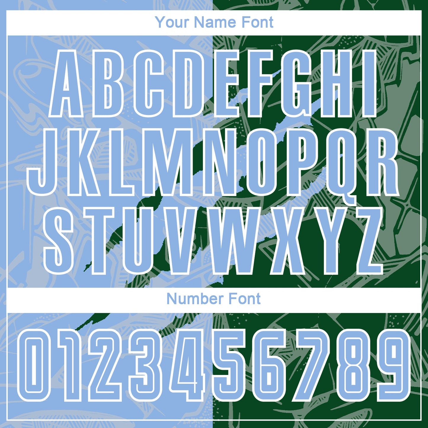 Custom Graffiti Pattern Light Blue-Green Scratch Sublimation Soccer Uniform Jersey view 6