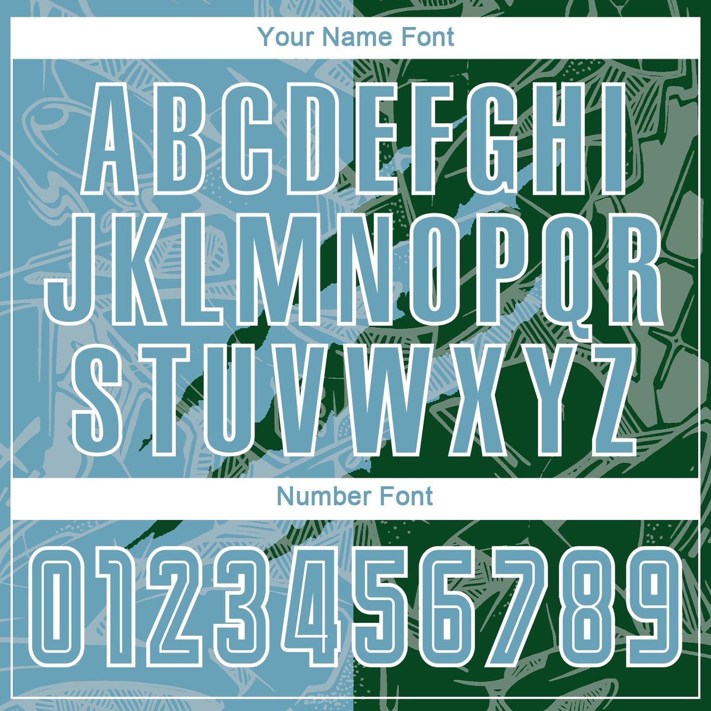 Custom Graffiti Pattern Shadow Blue-Green Scratch Sublimation Soccer Uniform Jersey view 6