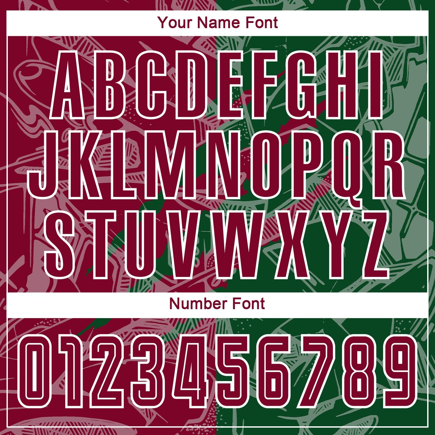 Custom Graffiti Pattern Maroon-Green Scratch Sublimation Soccer Uniform Jersey view 6
