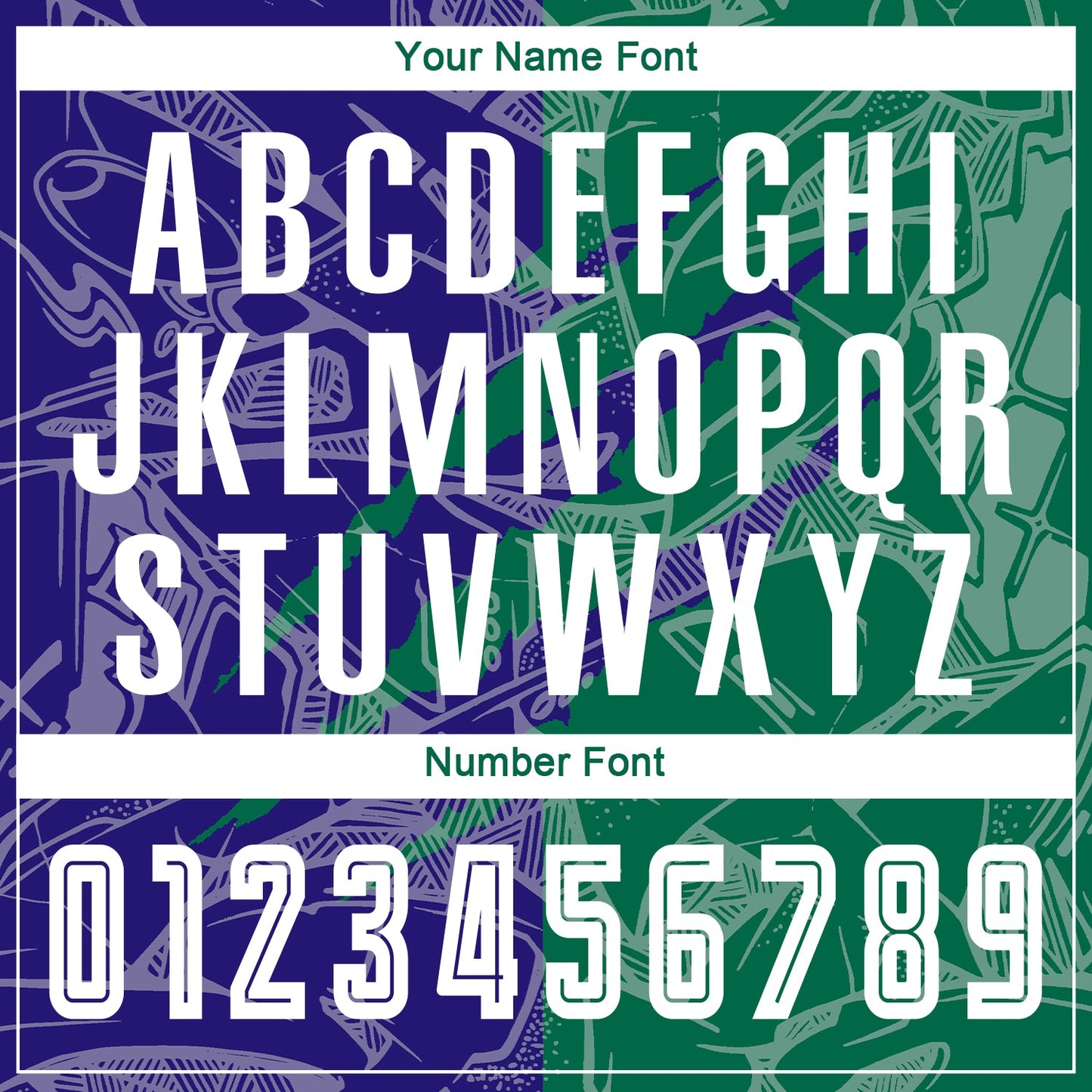 Custom Graffiti Pattern Dark Purple-Kelly Green Scratch Sublimation Soccer Uniform Jersey view 6