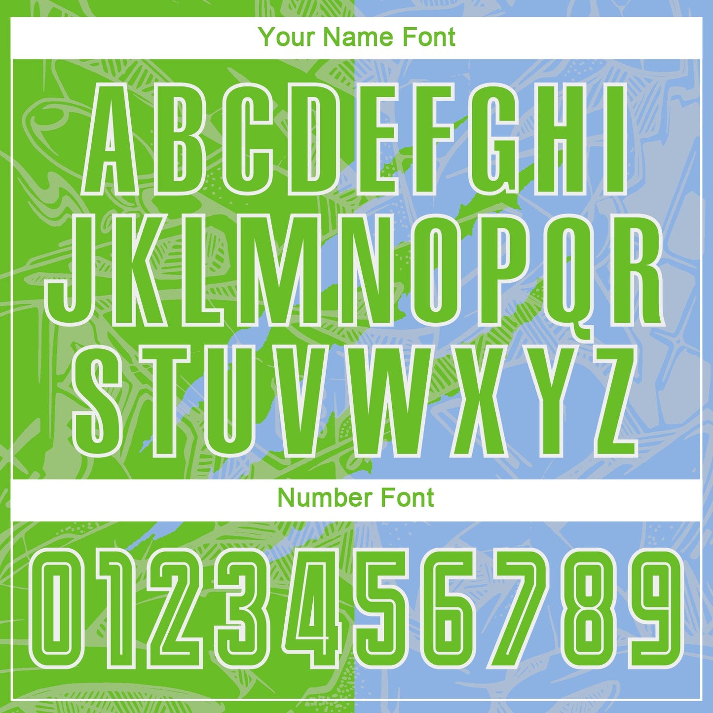 Custom Graffiti Pattern Aurora Green-Light Blue Scratch Sublimation Soccer Uniform Jersey view 6