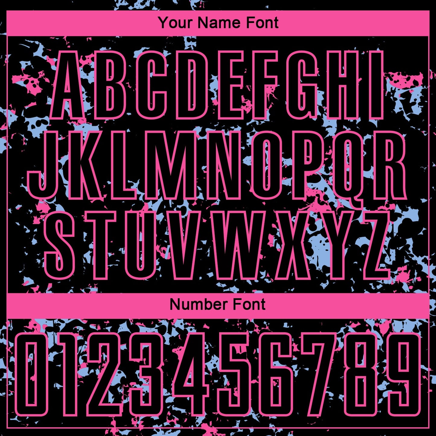 Custom Black Pink-Light Blue Abstract Fragment Art Sublimation Soccer Uniform Jersey view 6