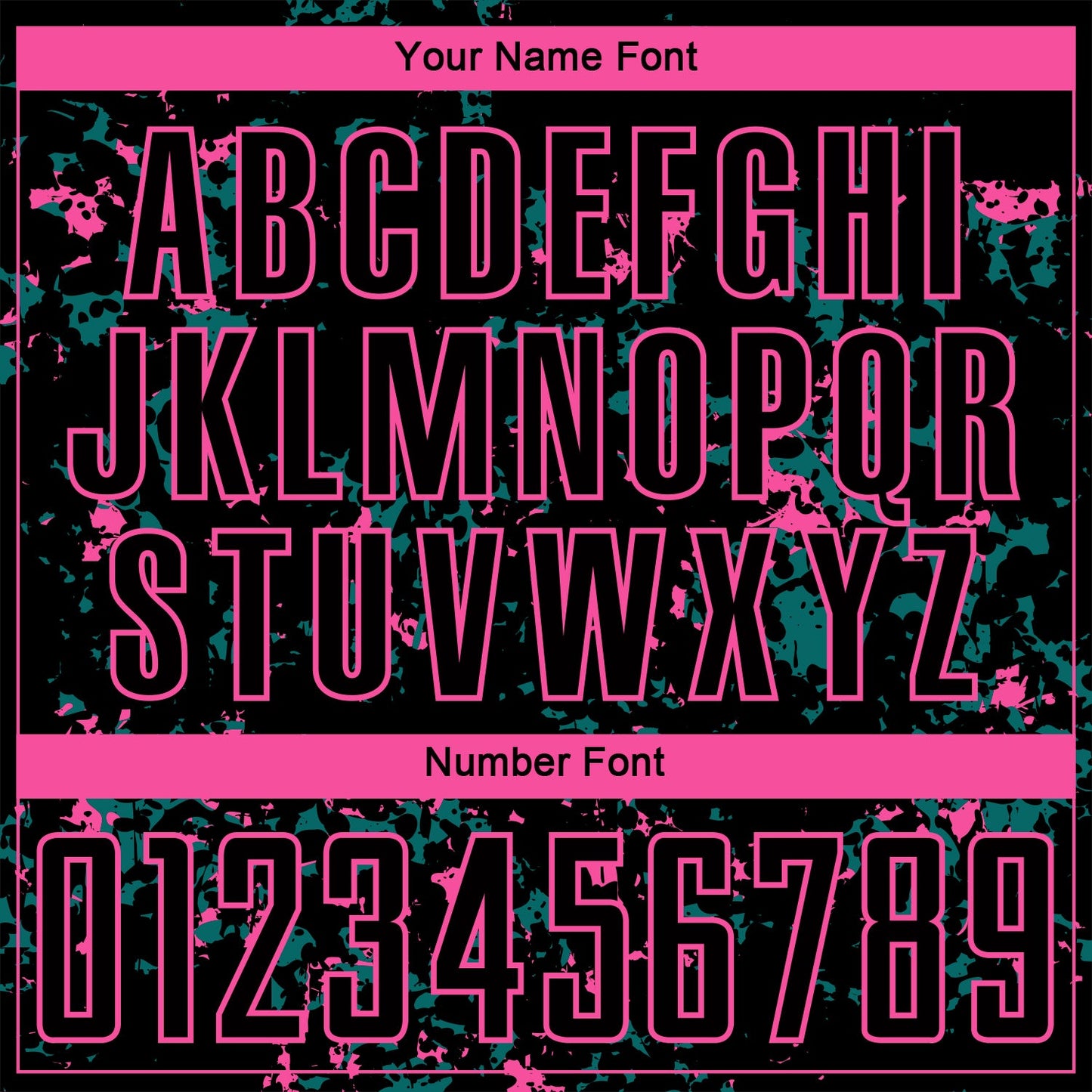 Custom Black Pink-Teal Abstract Fragment Art Sublimation Soccer Uniform Jersey view 6