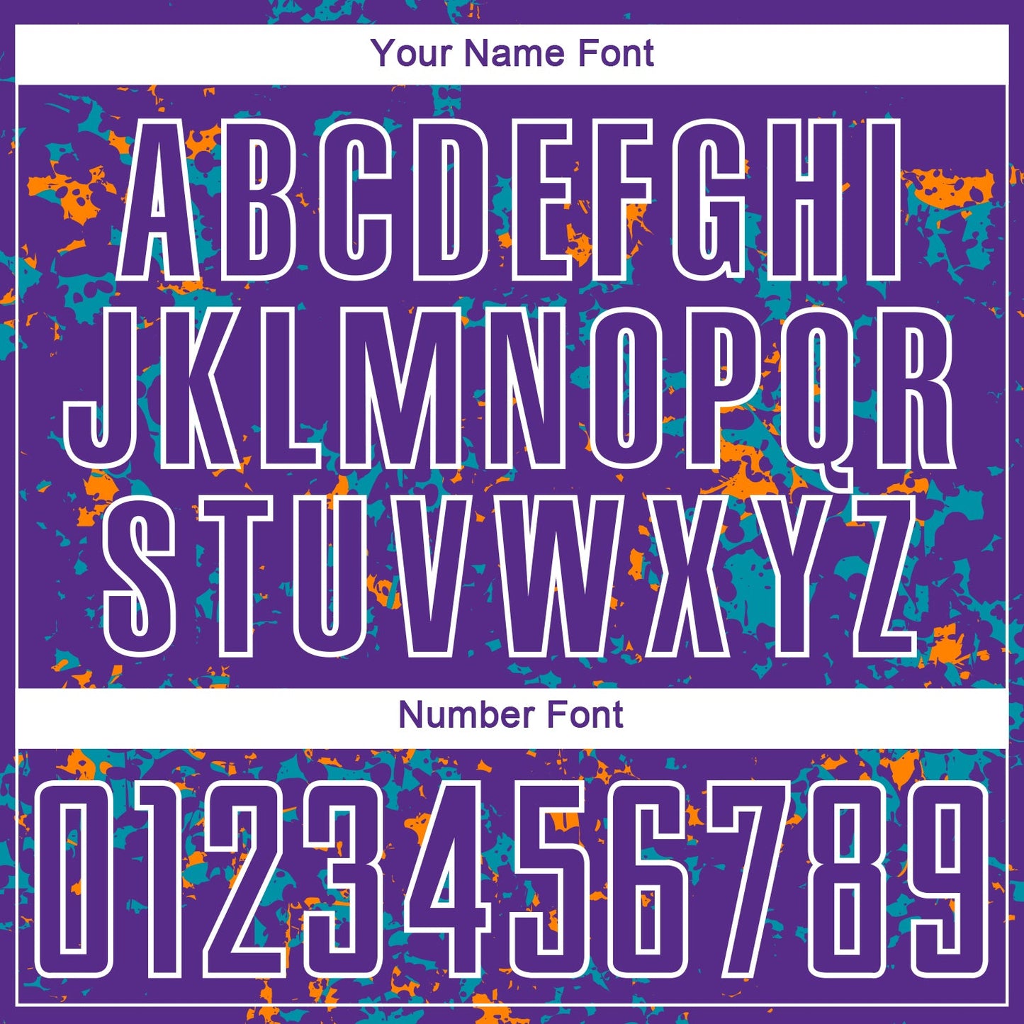 Custom Purple Bay Orange-Teal Abstract Fragment Art Sublimation Soccer Uniform Jersey view 6