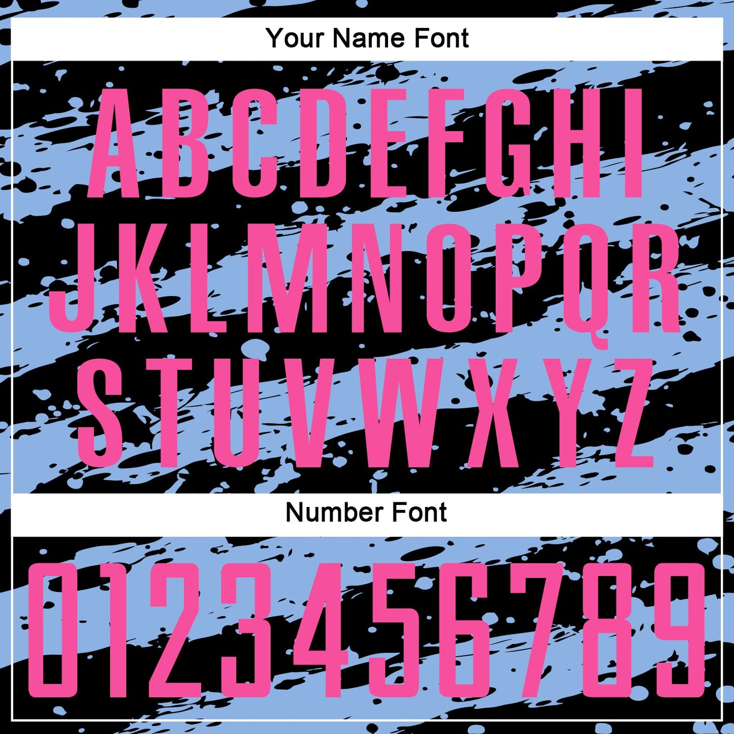 Custom Black Pink-Light Blue Splash Sublimation Soccer Uniform Jersey view 6