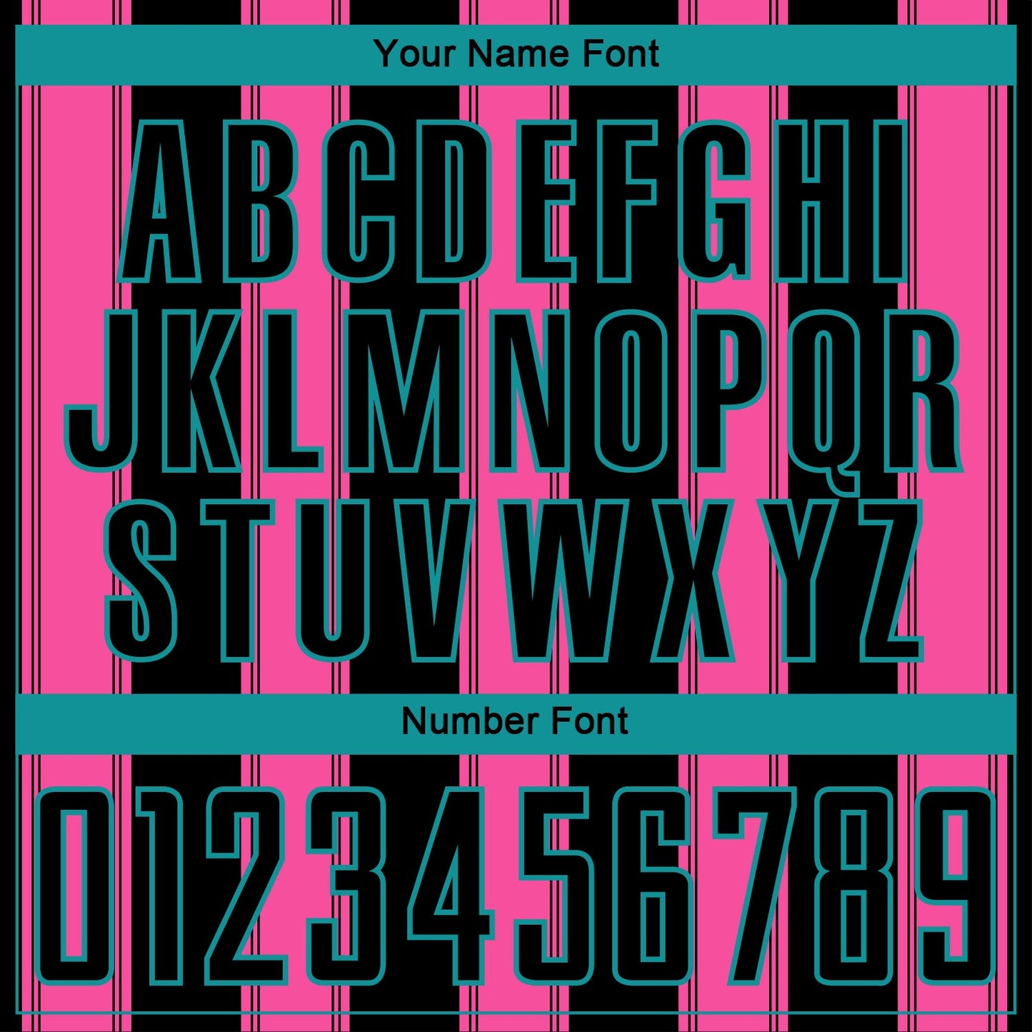 Custom Black Pink-Teal Line Sublimation Soccer Uniform Jersey view 6