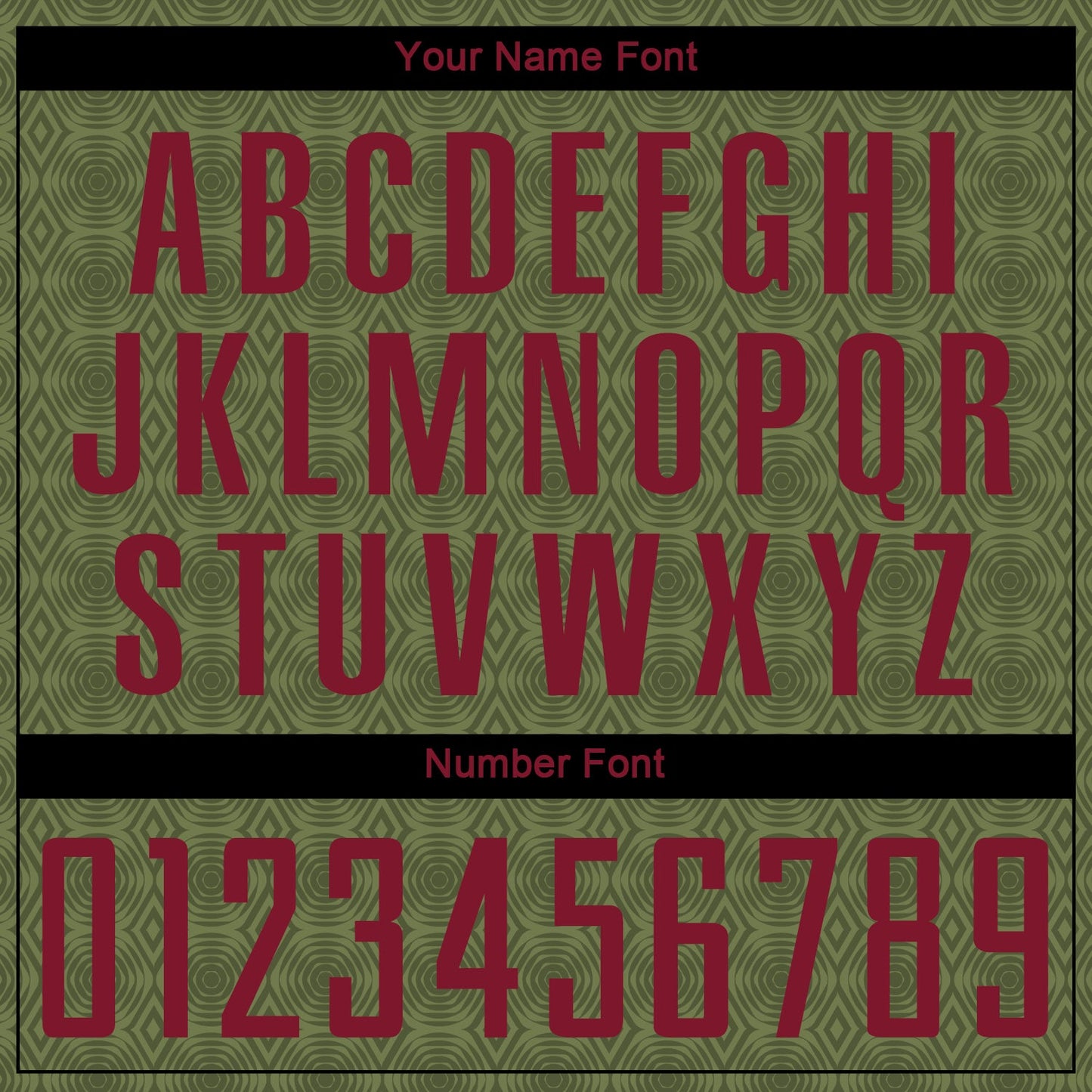 Custom Olive Crimson Geometric Shapes Sublimation Salute To Service Soccer Uniform Jersey view 6