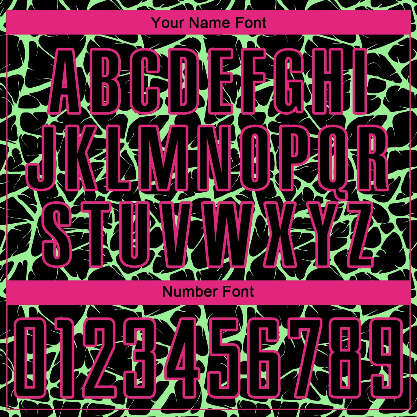 Custom Black Pea Green-Hot Pink Abstract Network Splash Sublimation Soccer Uniform Jersey view 6