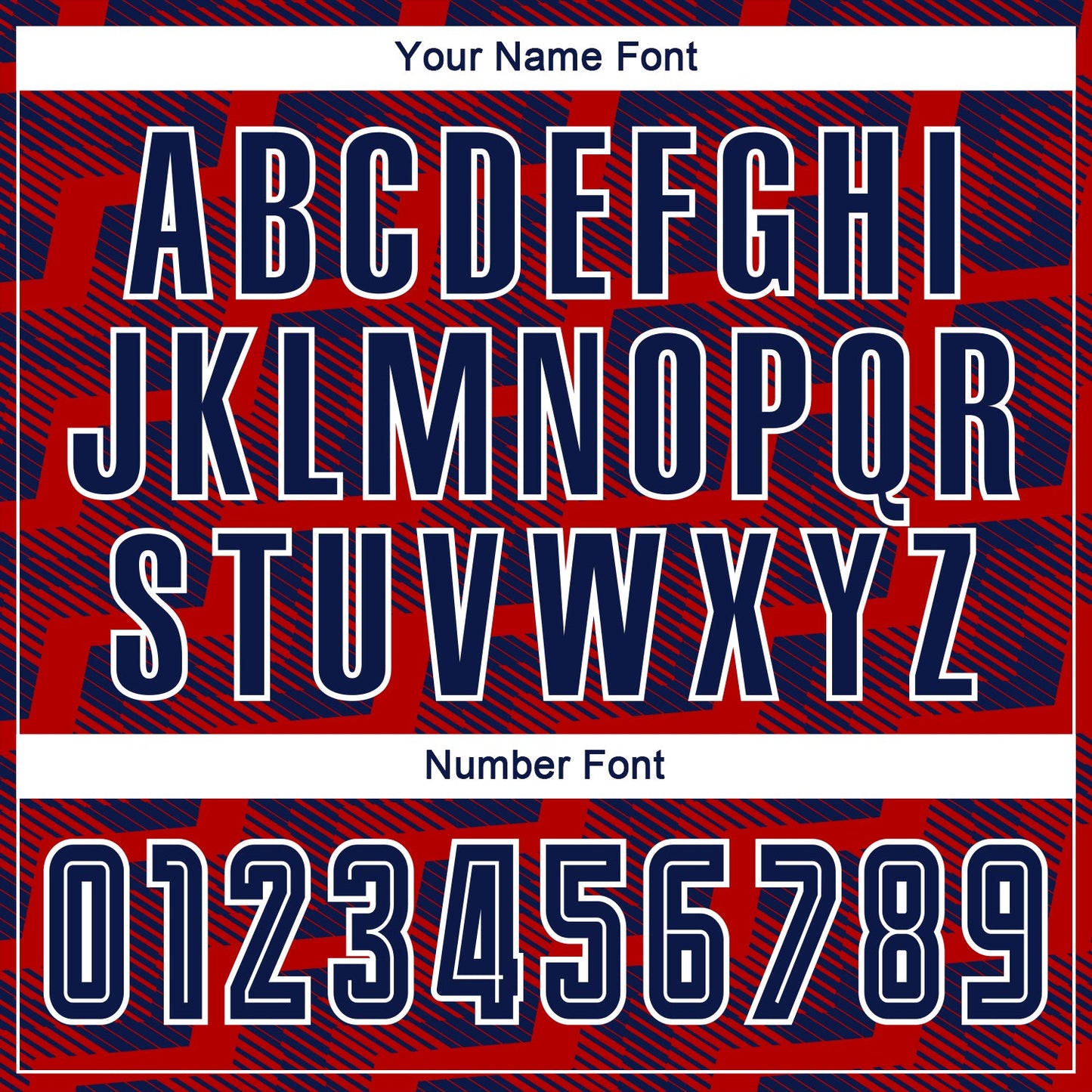 Custom Red Navy-White Line Sublimation Soccer Uniform Jersey view 6