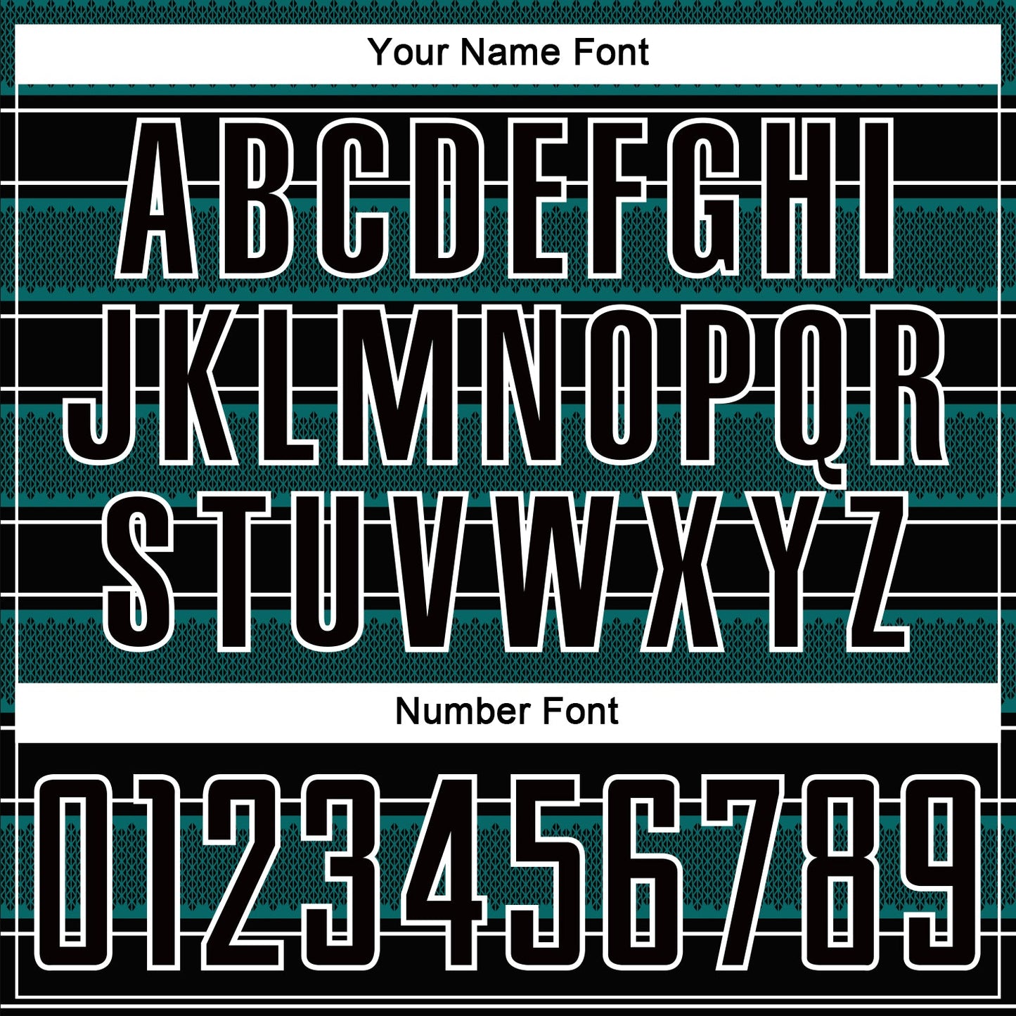 Custom Black Teal-White Geometric Shapes And Line Sublimation Soccer Uniform Jersey view 6