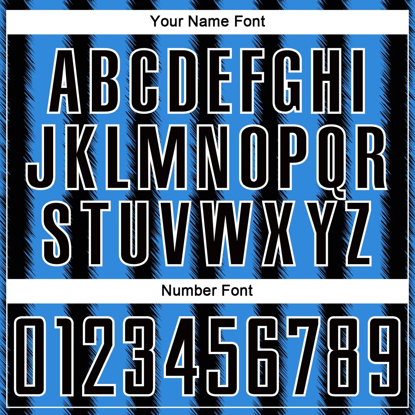 Custom Black Powder Blue-White Line Sublimation Soccer Uniform Jersey view 6