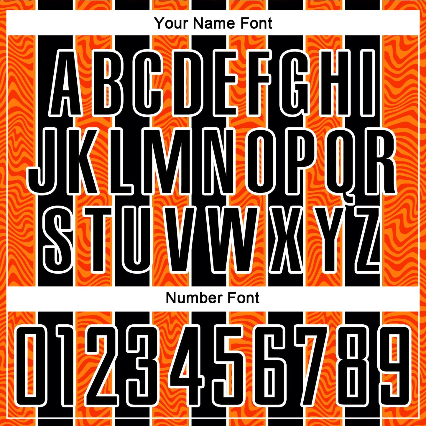 Custom Black Orange-White Line Sublimation Soccer Uniform Jersey view 6