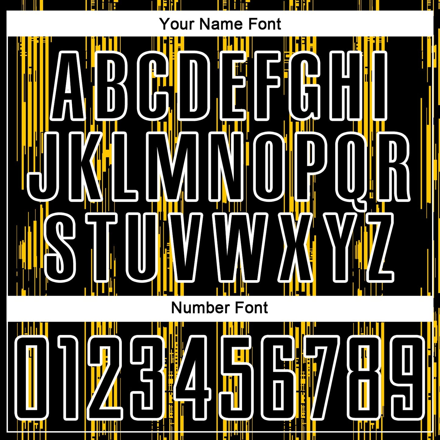 Custom Black Yellow-White Line Sublimation Soccer Uniform Jersey view 6