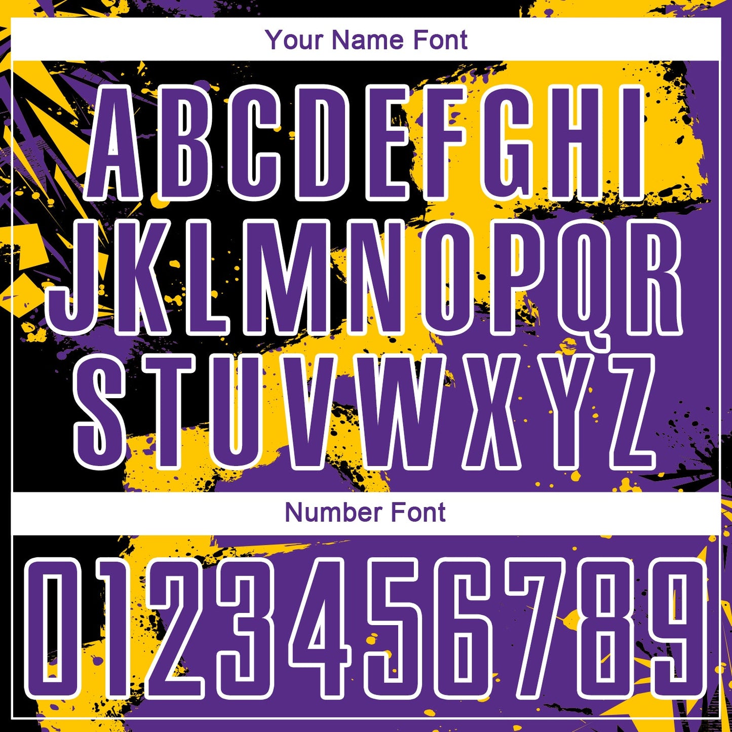 Custom Black Purple-Yellow Spalsh Sublimation Soccer Uniform Jersey view 6