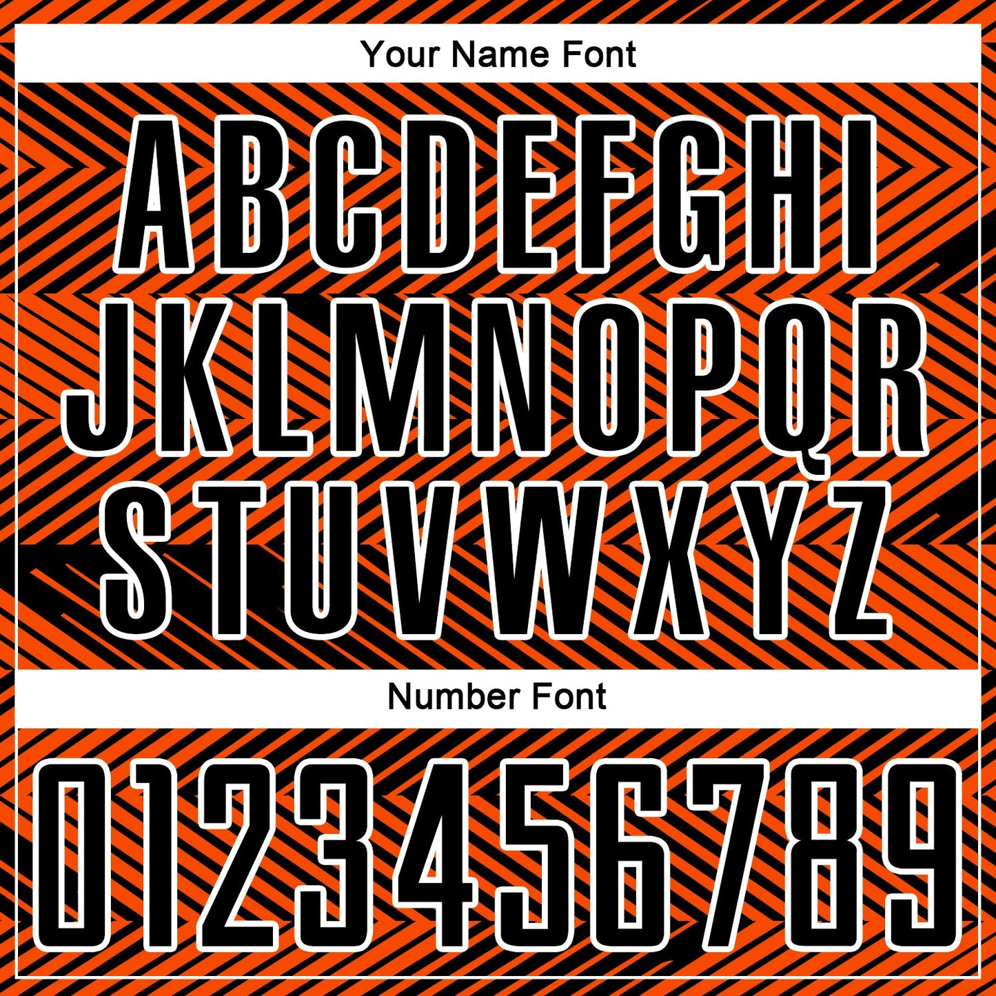 Custom Orange Black-White Line Sublimation Soccer Uniform Jersey view 6