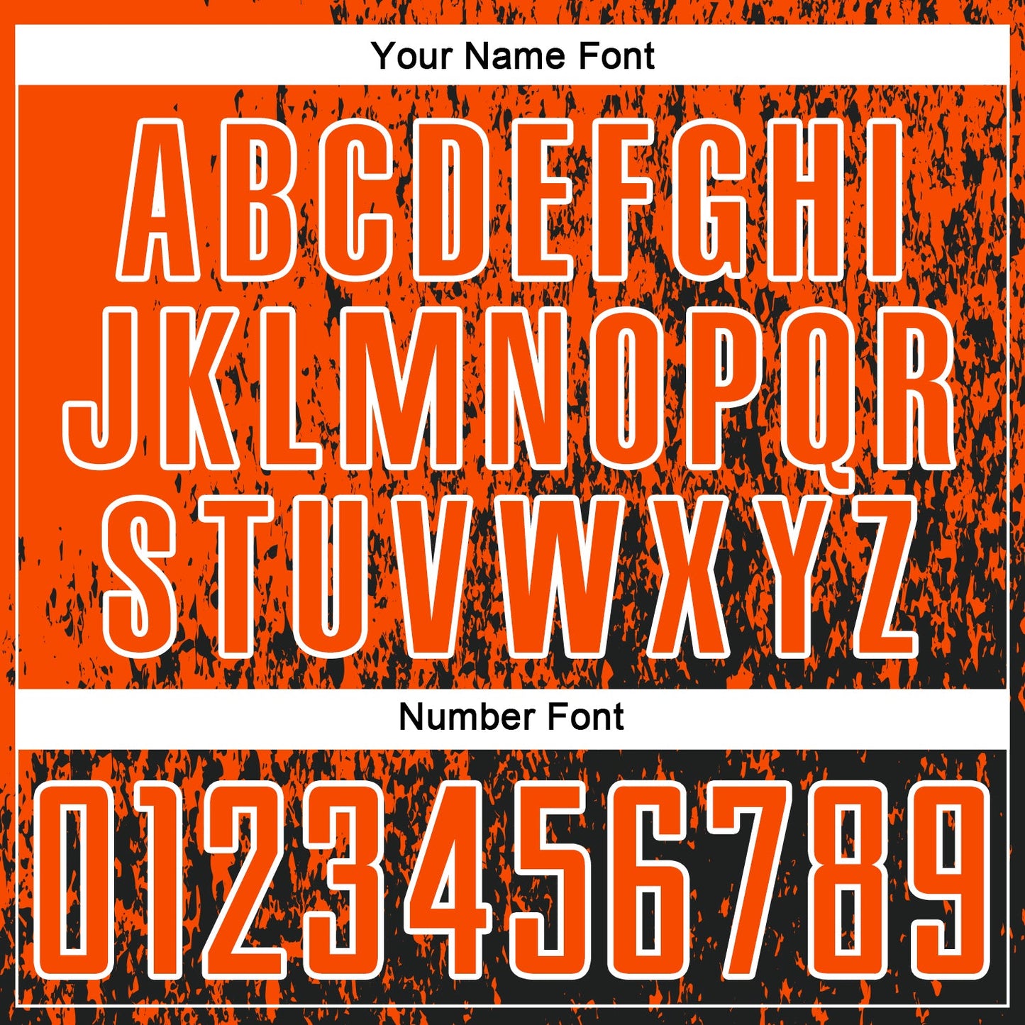Custom Orange Black-White Abstract Fragment Art Sublimation Soccer Uniform Jersey view 6