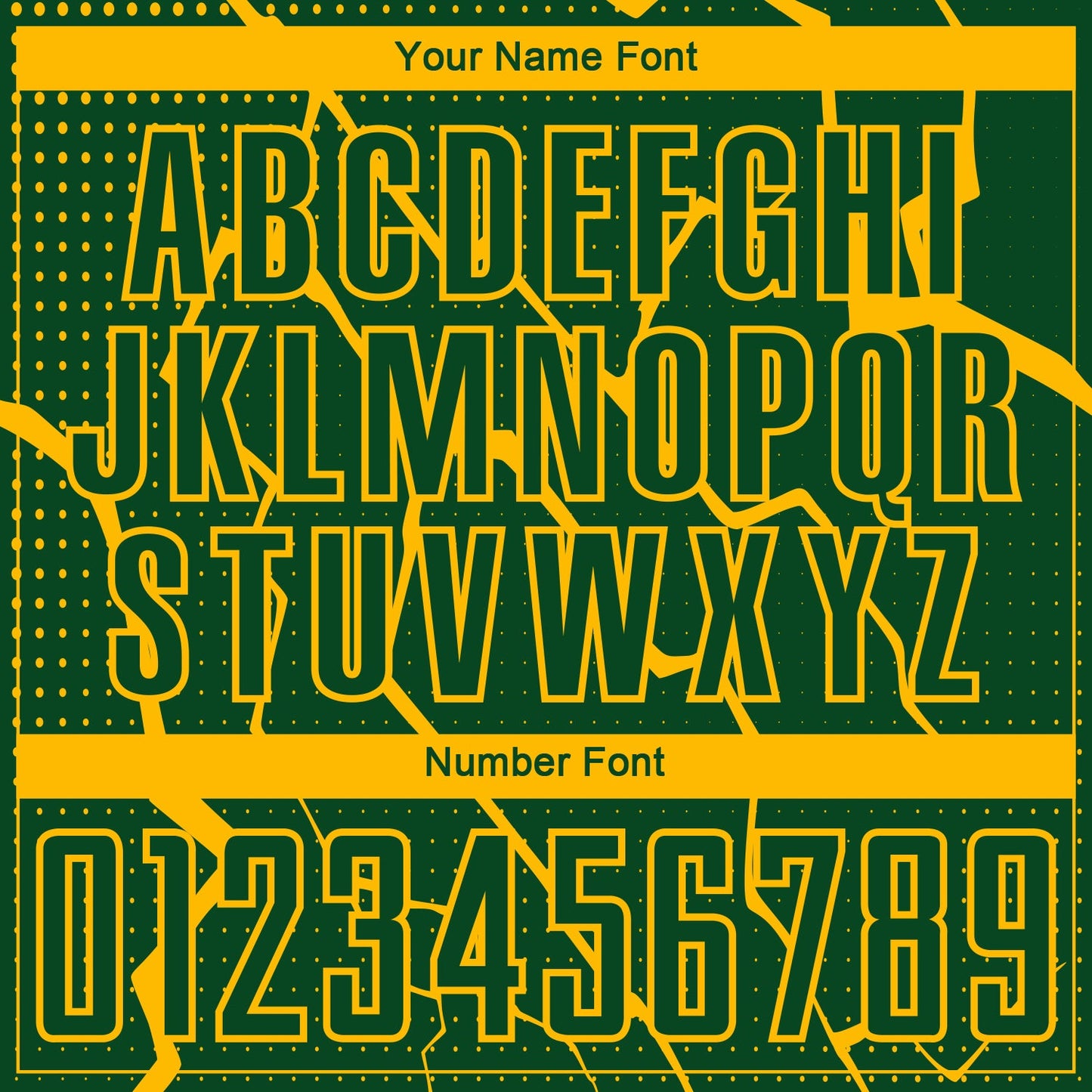 Custom Green Gold Lightning Sublimation Soccer Uniform Jersey view 6