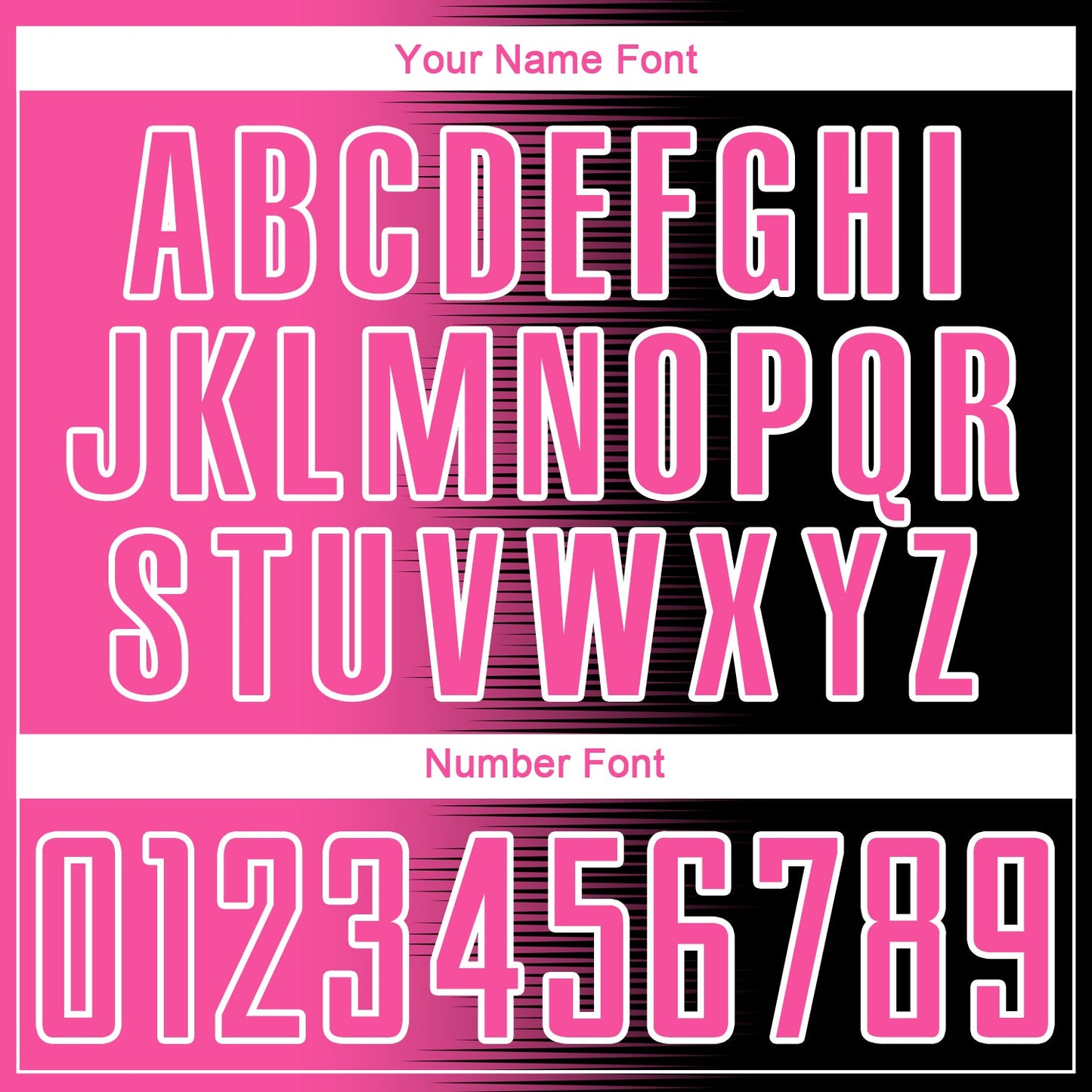 Custom Black Pink-White Gradient Line Sublimation Soccer Uniform Jersey view 6