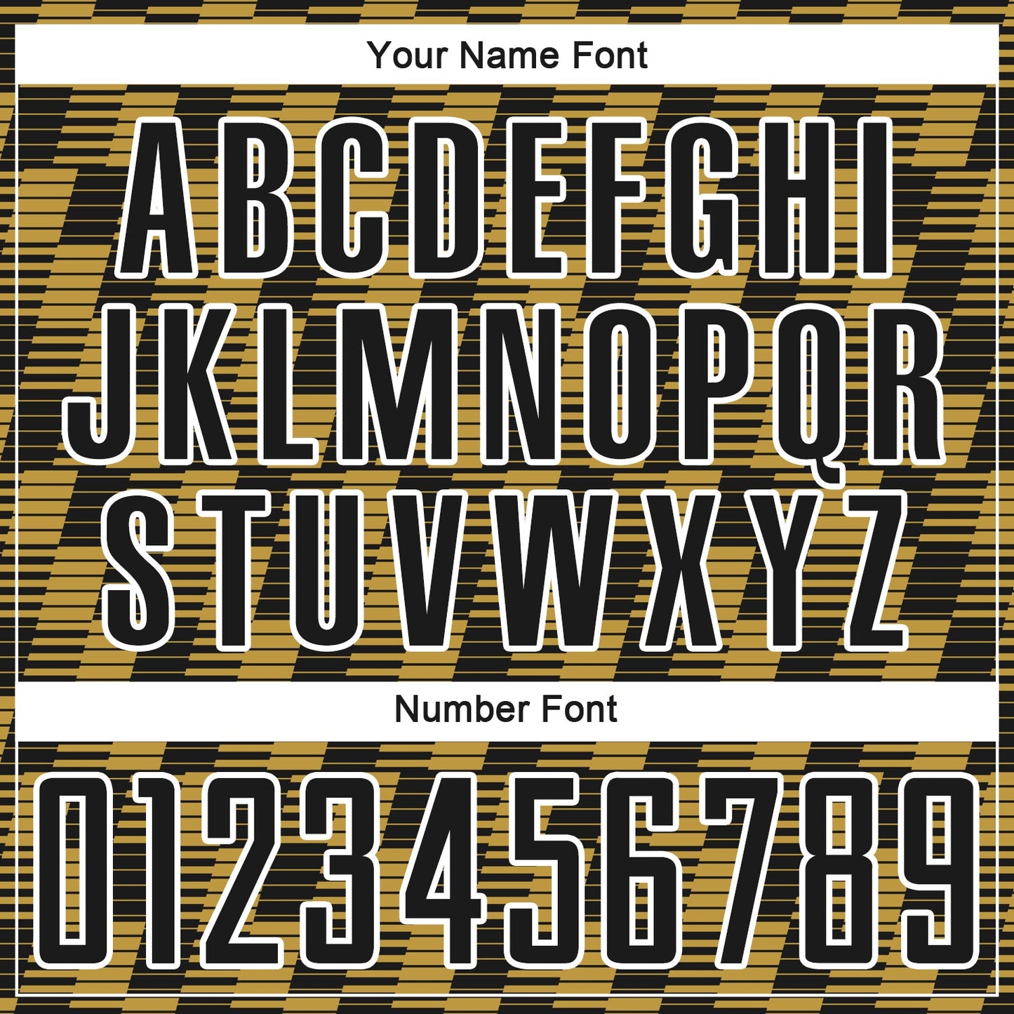Custom Black Old Gold-White Line Sublimation Soccer Uniform Jersey view 6