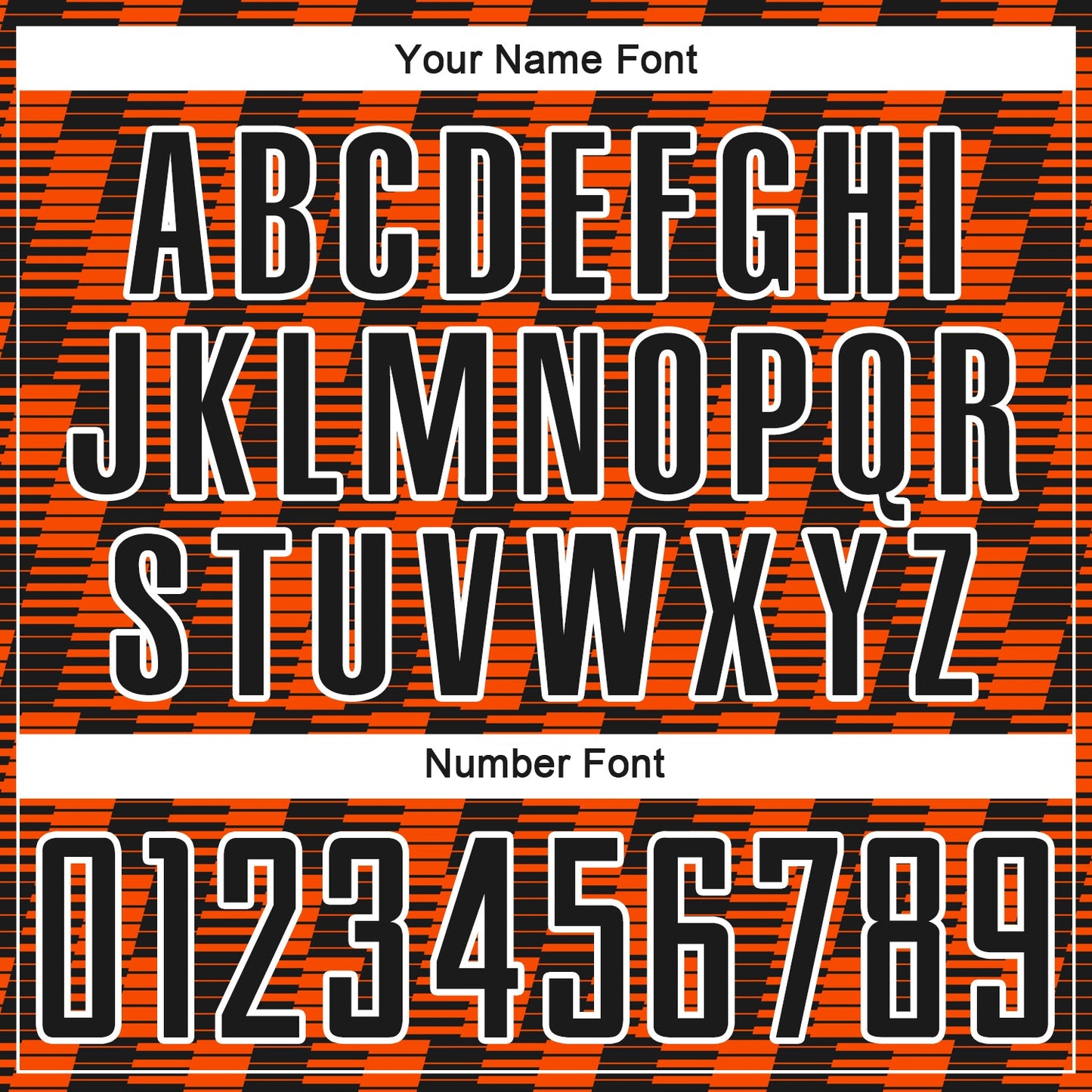 Custom Black Orange-White Line Sublimation Soccer Uniform Jersey view 6