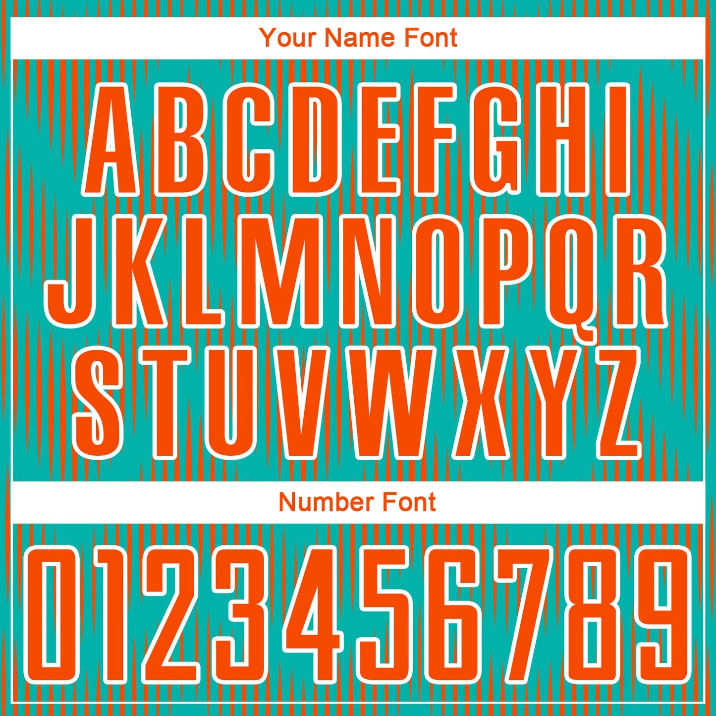 Custom Aqua Orange-White Line Sublimation Soccer Uniform Jersey view 6