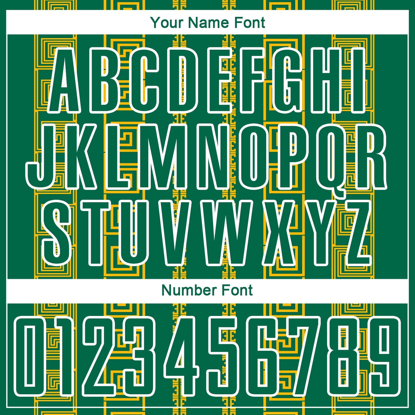 Custom Kelly Green Gold-White Geometric Shape Sublimation Soccer Uniform Jersey view 6