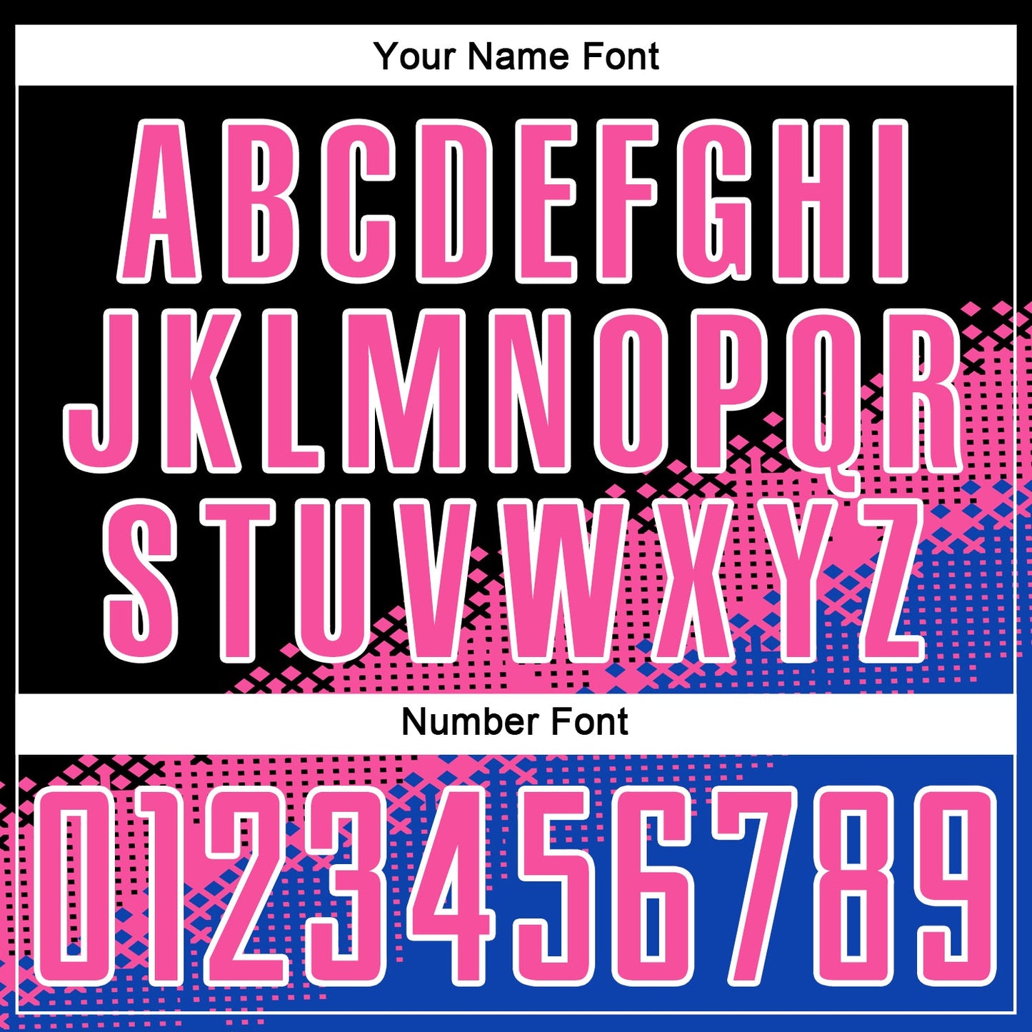 Custom Black Pink-Thunder Blue Gradient Geometric Shape Sublimation Soccer Uniform Jersey view 6