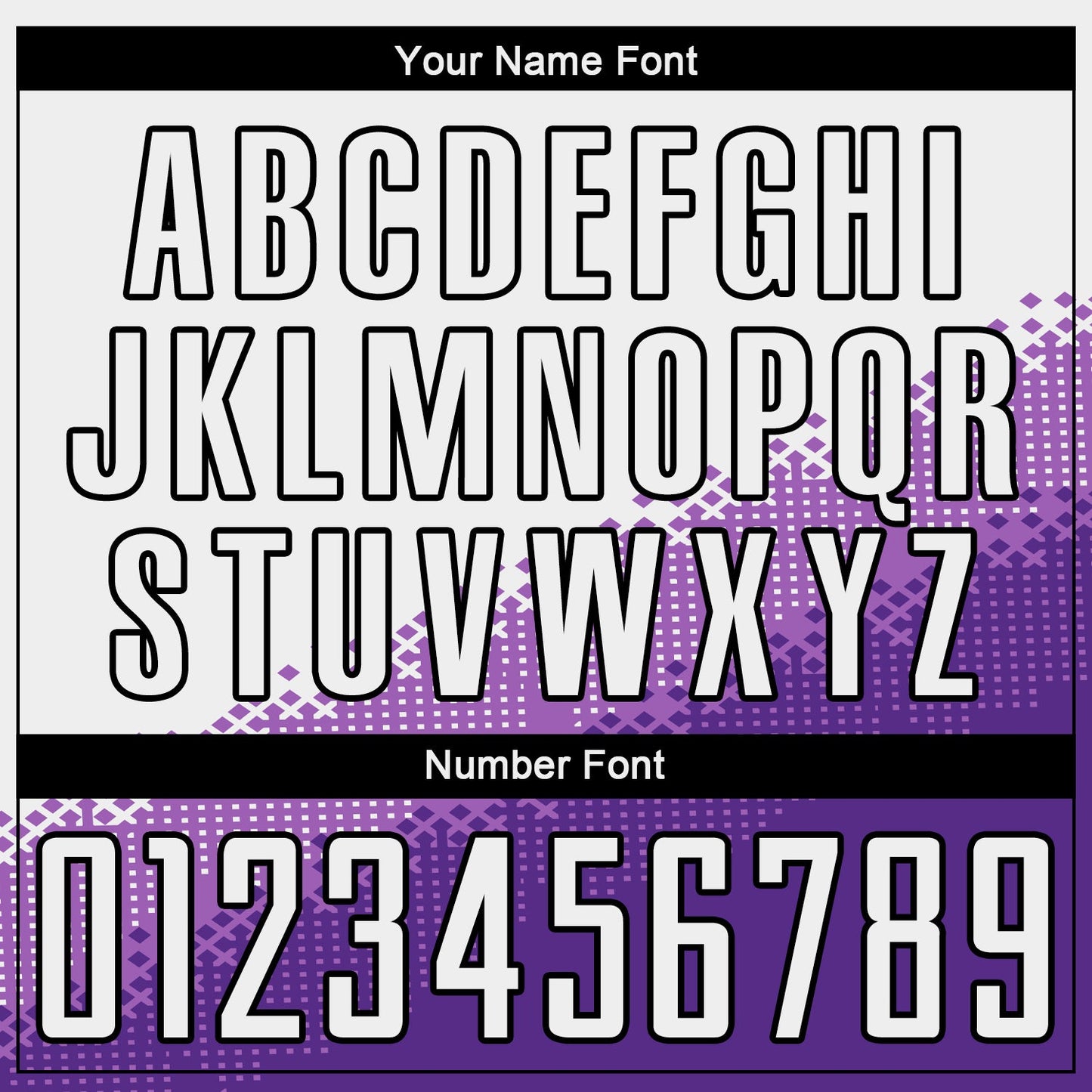 Custom White Medium Purple Purple-Black Gradient Geometric Shape Sublimation Soccer Uniform Jersey view 6