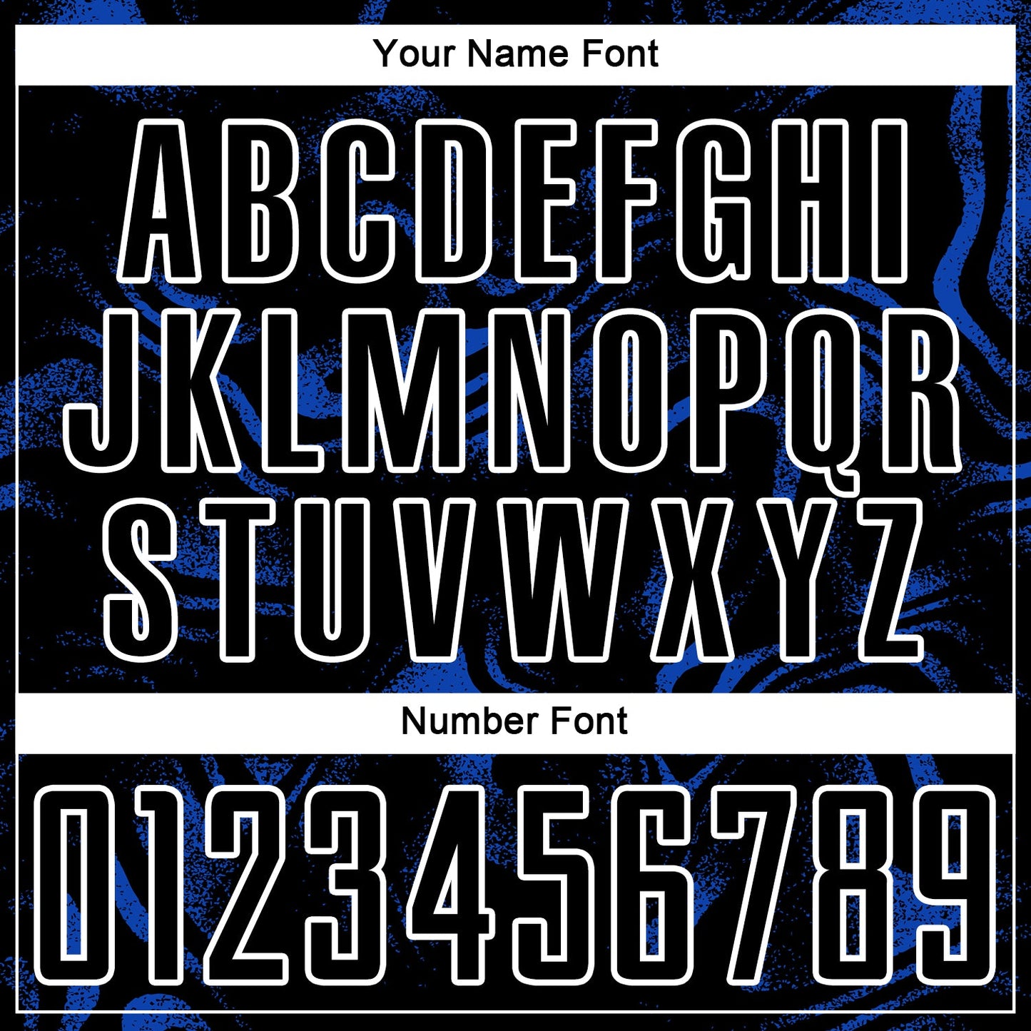 Custom Black Thunder Blue-White Abstract Liquid Sublimation Soccer Uniform Jersey view 6