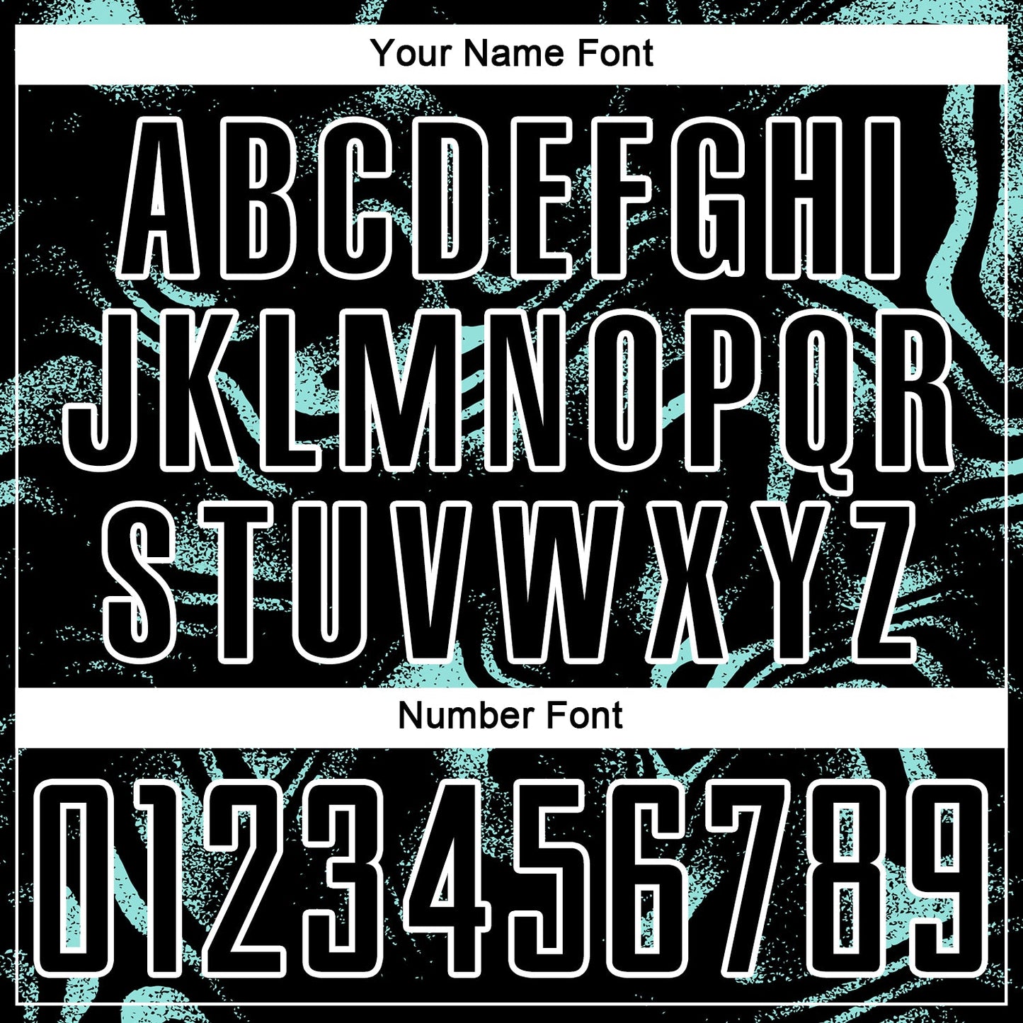 Custom Black Ice Blue-White Abstract Liquid Sublimation Soccer Uniform Jersey view 6