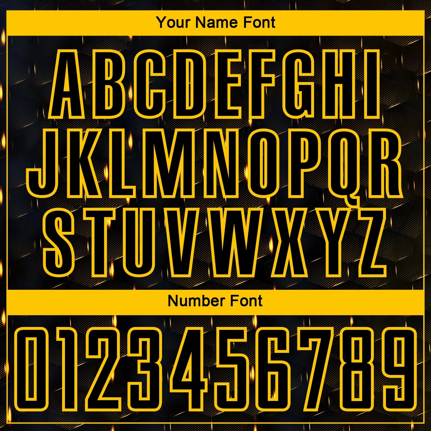 Custom Black Yellow Geometric Shape Sublimation Soccer Uniform Jersey view 6