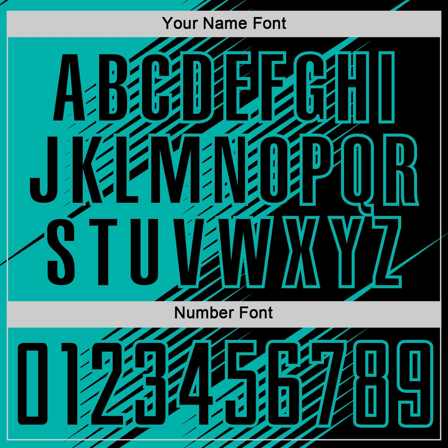 Custom Black Aqua Line Sublimation Soccer Uniform Jersey view 6