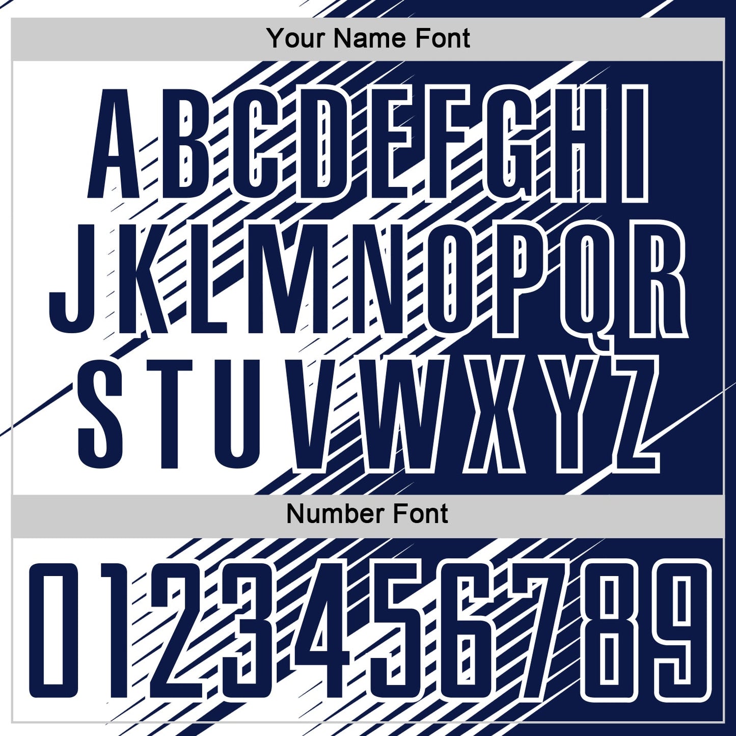 Custom Navy White Line Sublimation Soccer Uniform Jersey view 6