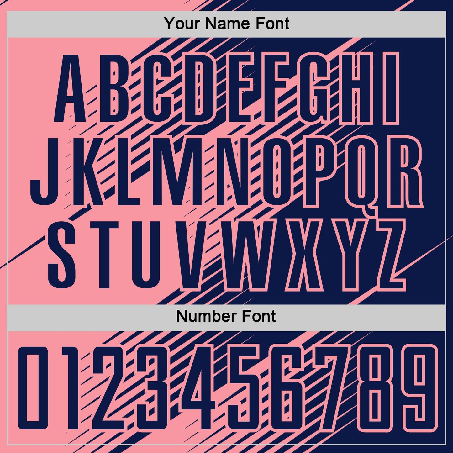 Custom Navy Medium Pink Line Sublimation Soccer Uniform Jersey view 6