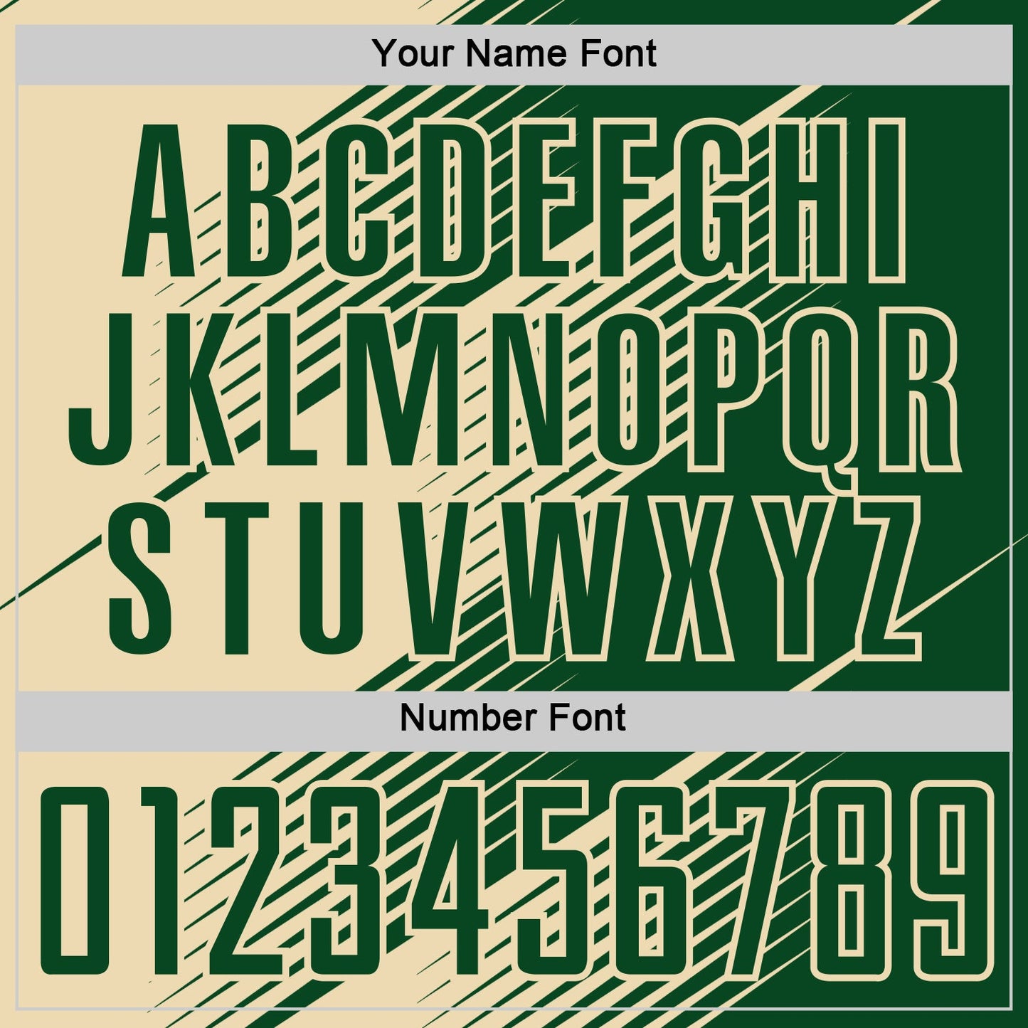Custom Green Cream Line Sublimation Soccer Uniform Jersey view 6