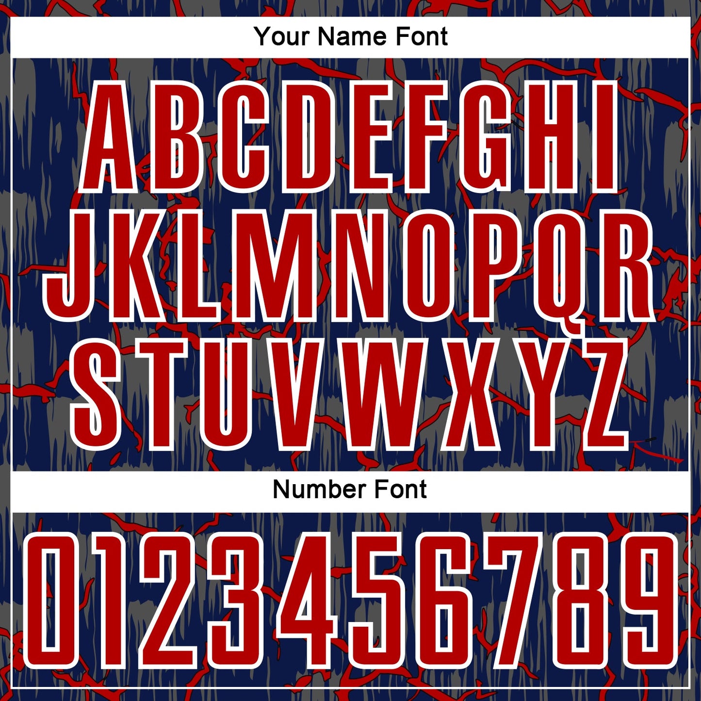 Custom Navy Red-White Lightning Sublimation Soccer Uniform Jersey view 6