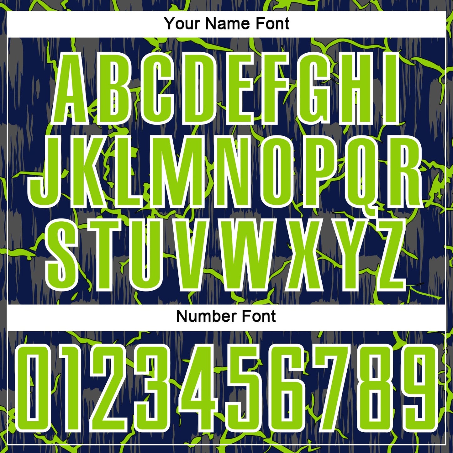 Custom Navy Neon Green-White Lightning Sublimation Soccer Uniform Jersey view 6